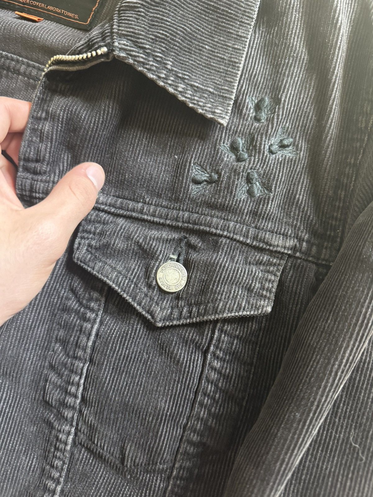 Undercover GURU GURU Undercover Bug Black Corduroy Jacket Size US S / EU 44-46 / 1 - 7 Thumbnail