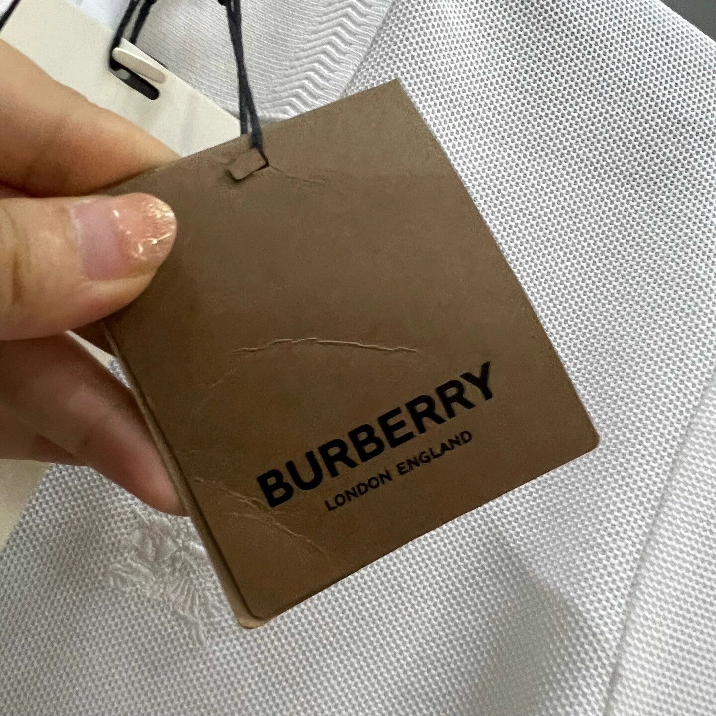 Burberry Burberry White Knight Embroidery Polo Shirt Size US XS / EU 42 / 0 - 5 Thumbnail