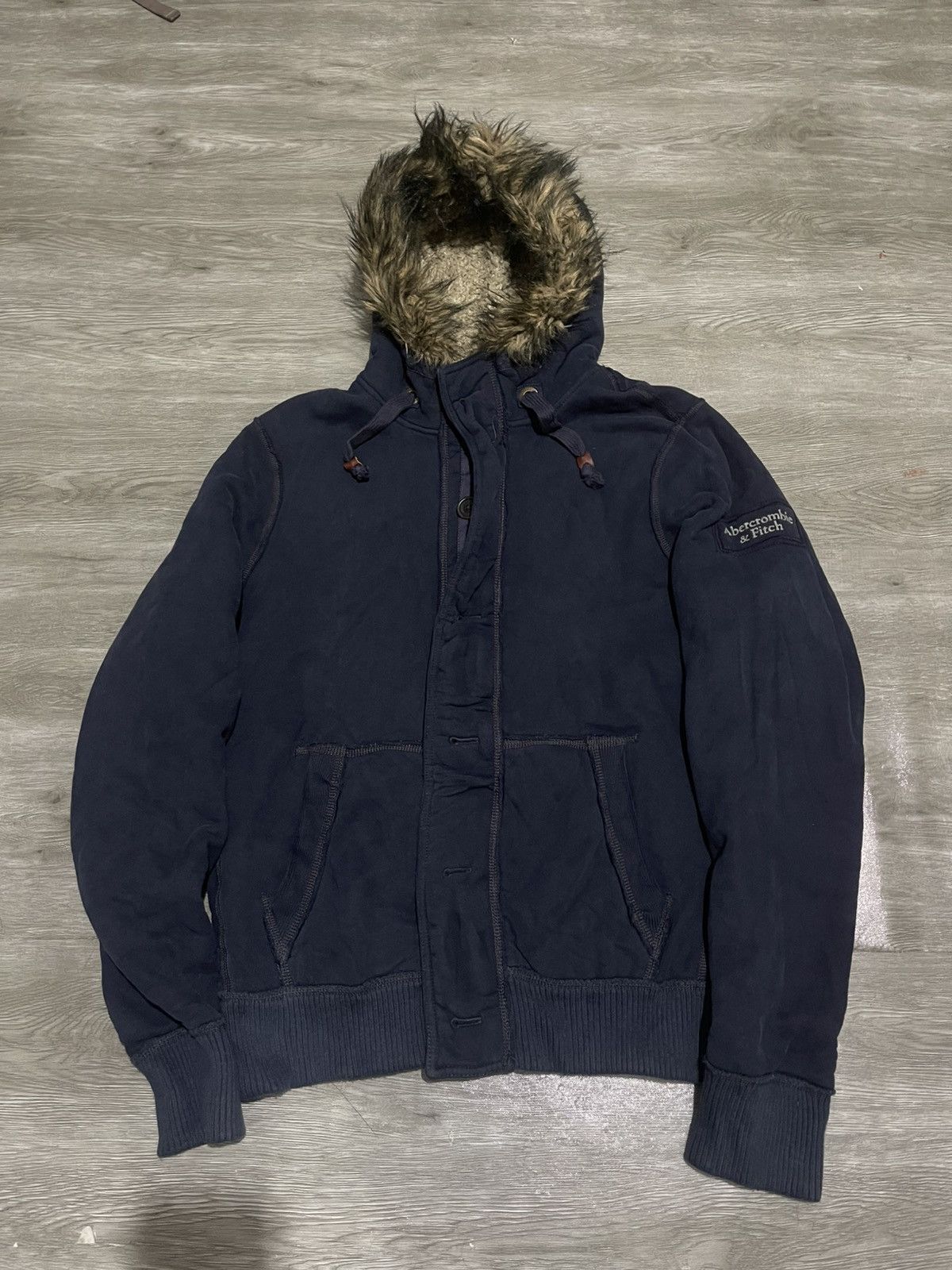 Abercrombie & Fitch Vintage🔥Abercrombie & Fitch Fauxfur Rare. Size US XL / EU 56 / 4 - 1 Thumbnail