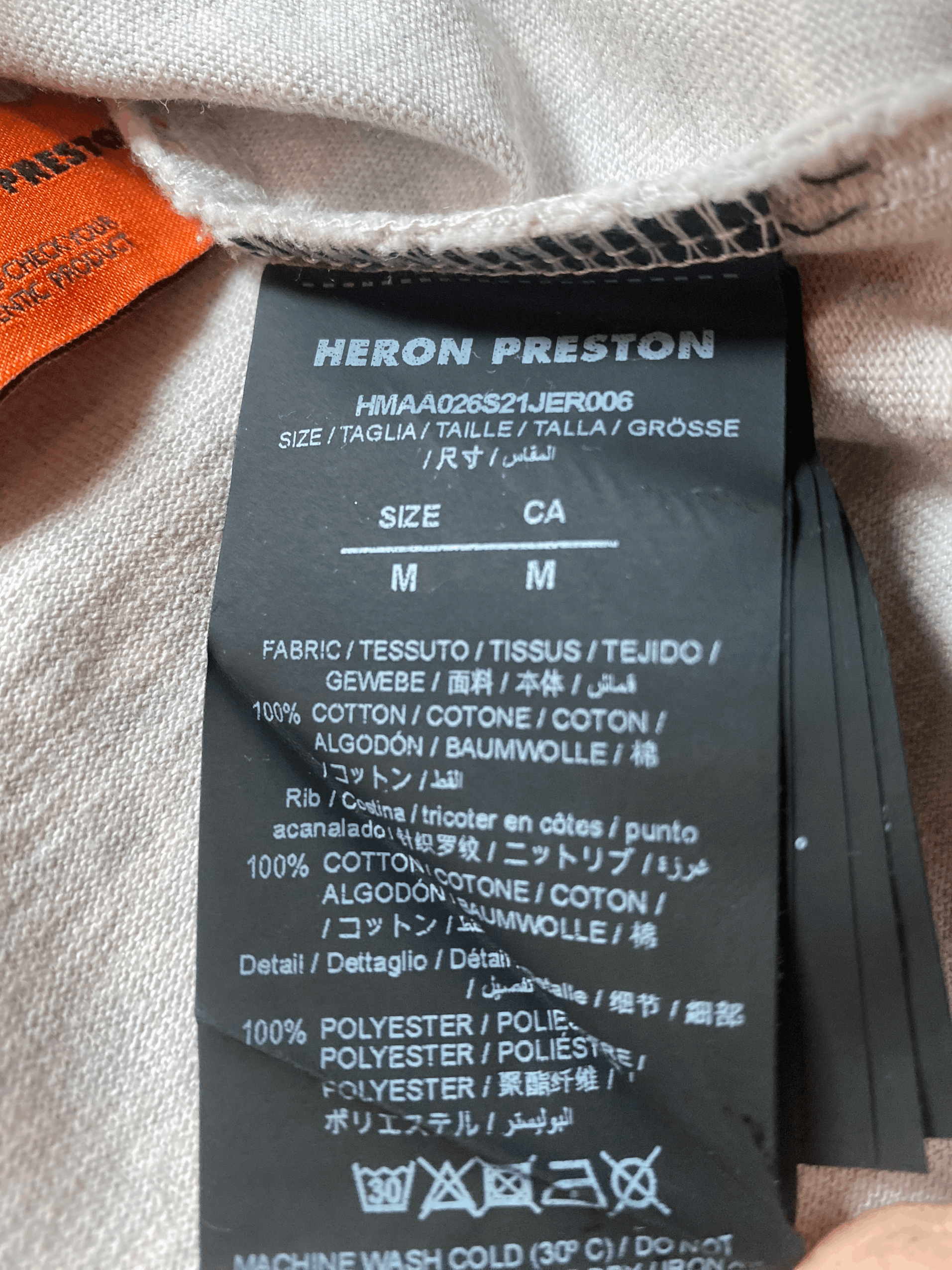 Heron Preston Heron Preston Heron's Captcha (Melange Light) Size US M / EU 48-50 / 2 - 7 Thumbnail