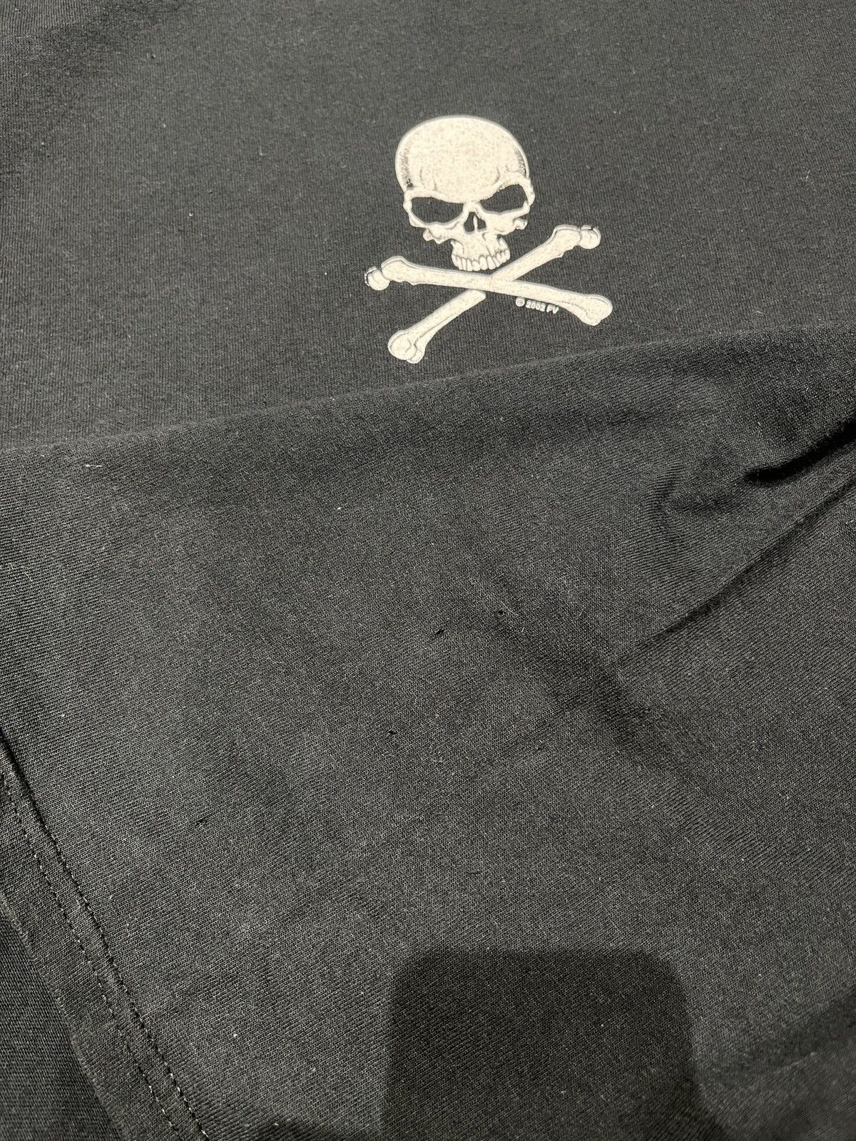 Fashion Victim × Vintage Vintage 00’s Skull & Cross Bones By Fashion Victim Size US XXL / EU 58 / 5 - 7 Thumbnail