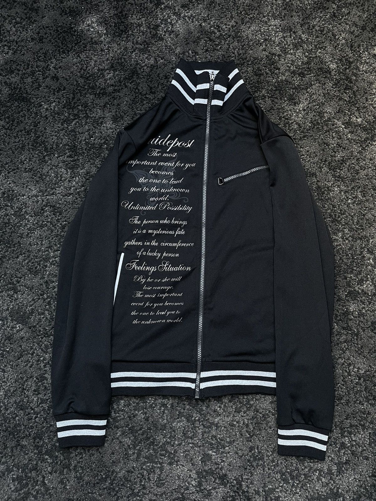 Japanese Brand × Vintage Japan Trackjacket Y2K Vintage Archive Opium Goth Avantgarde Size US M / EU 48-50 / 2 - 1 Thumbnail