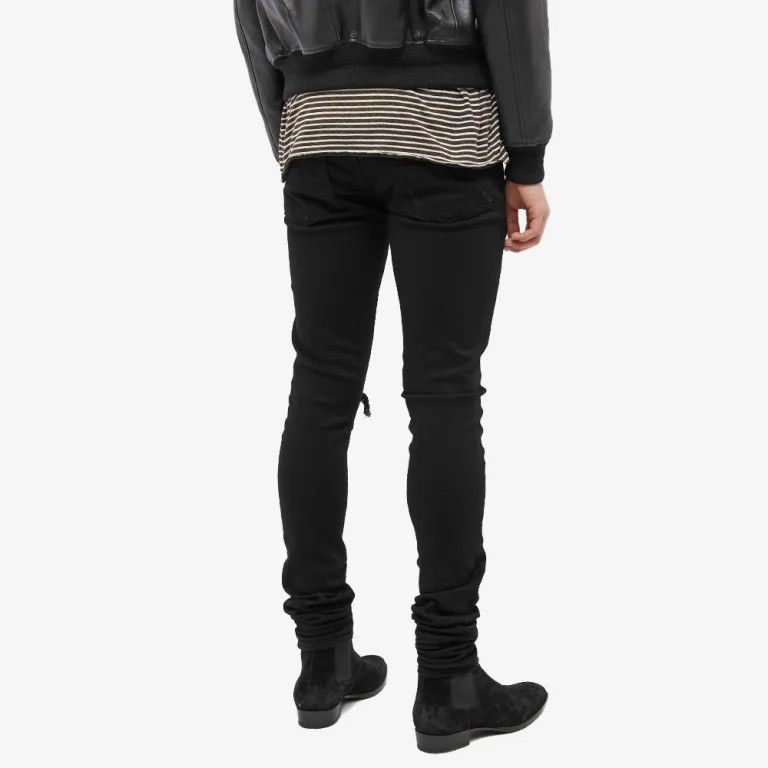 Amiri o1mle0426 Boken Jeans in Black Size US 33 - 3 Thumbnail