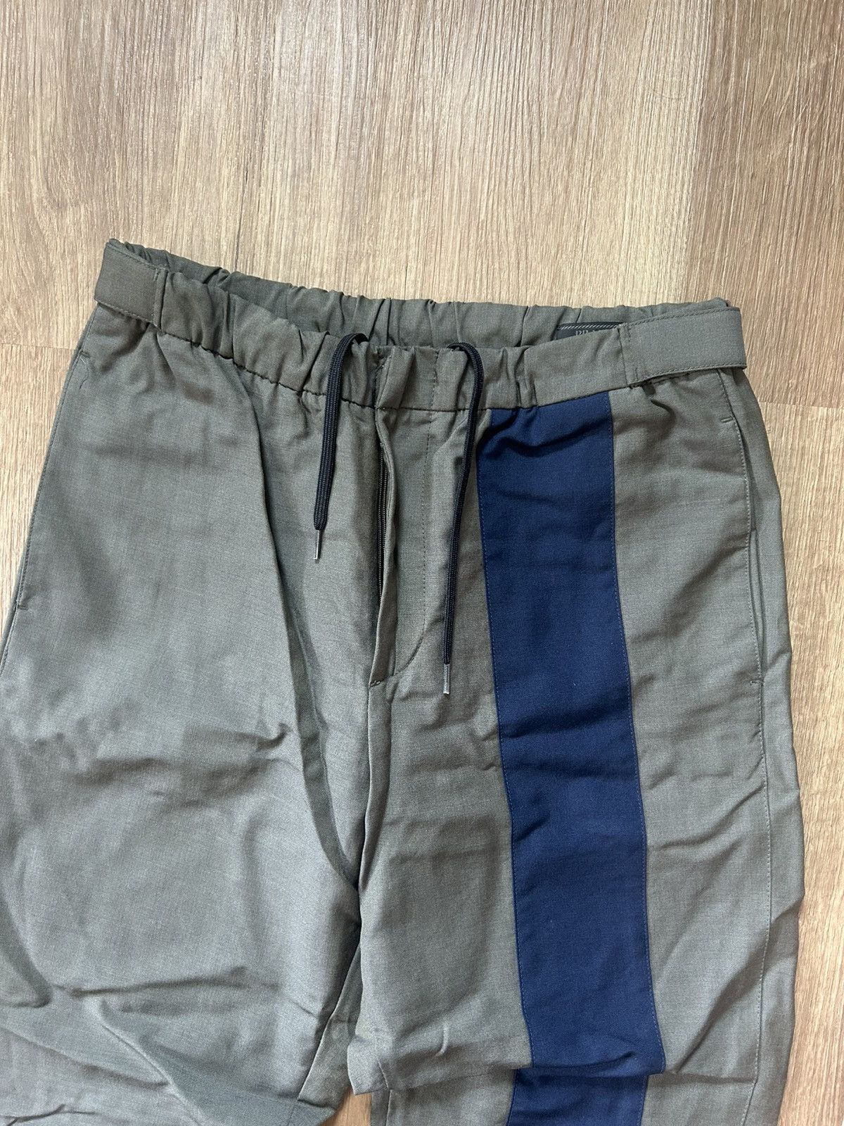 Prada Prada Track Pants Olive/Navy 2018 Size US 31 - 3 Thumbnail