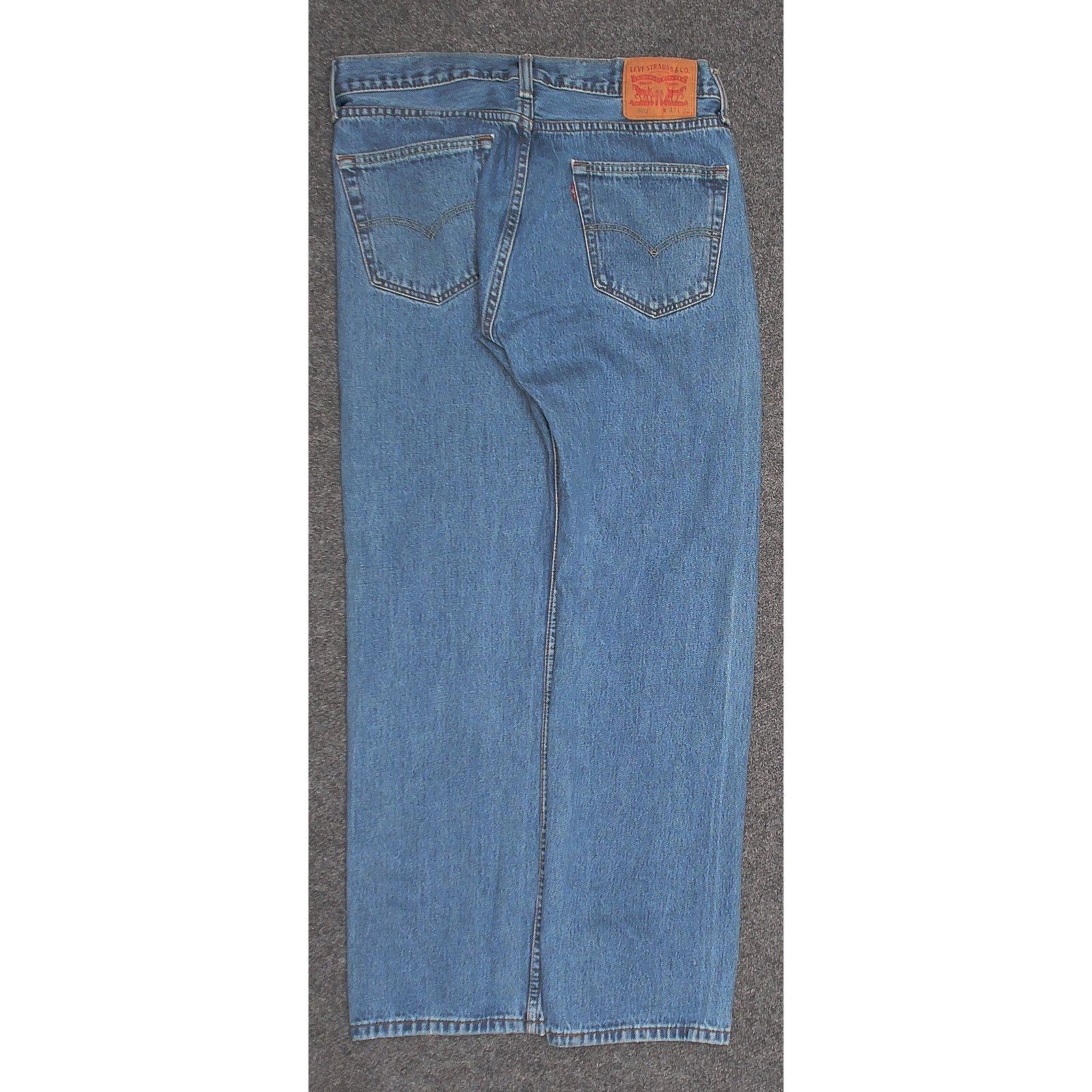 Levi's Levi's 505 Stonewash Straight Leg Jeans 33x32 Size US 33 - 4 Thumbnail