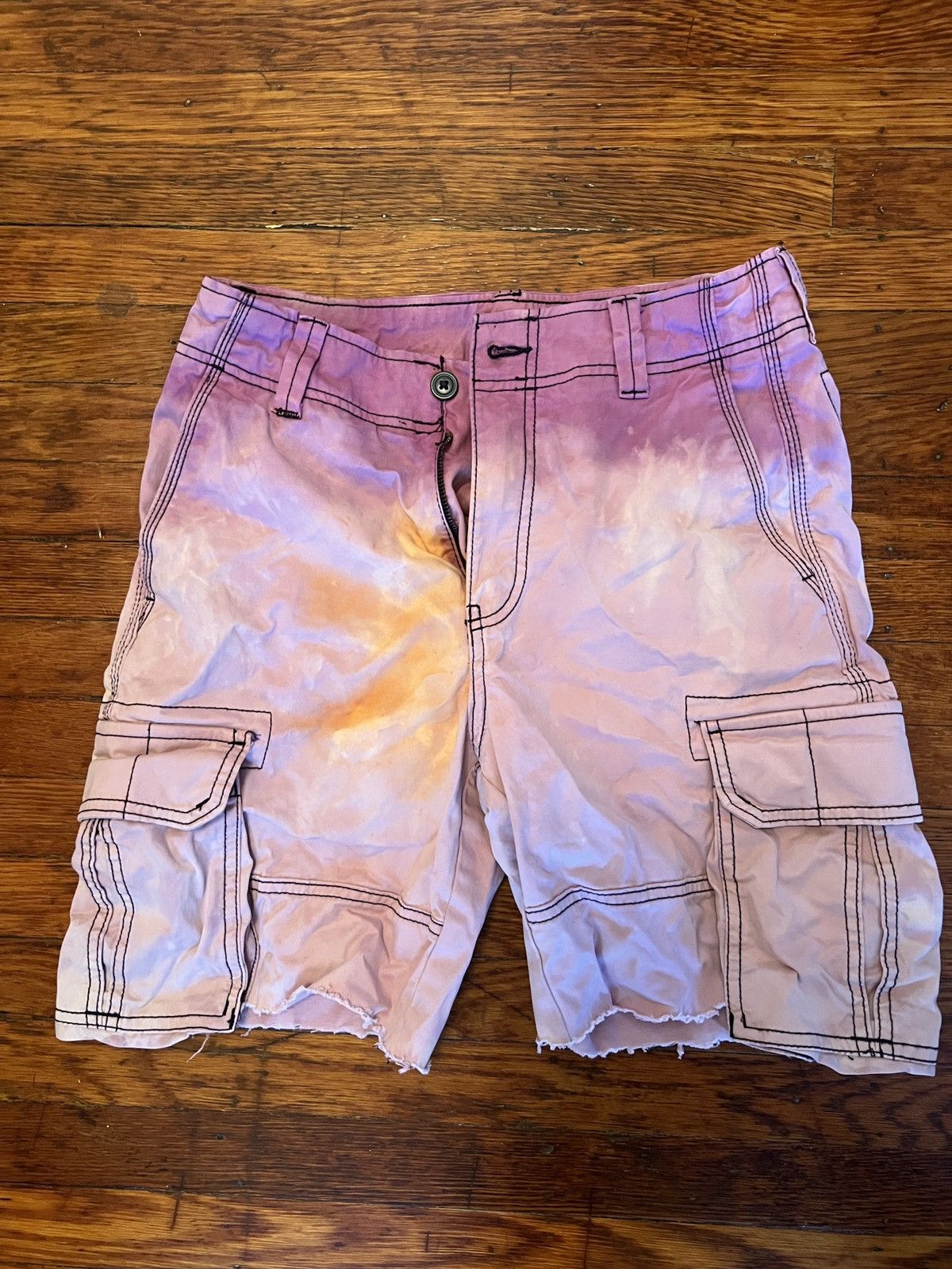 Vintage Custom Dyed Cargo Shorts Size US 30 / EU 46 - 1 Thumbnail