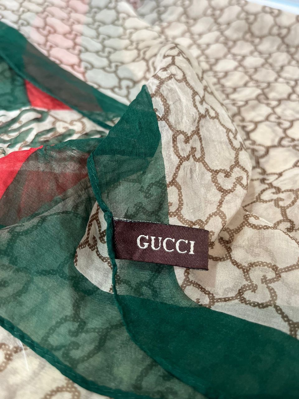 Gucci Authentic Gucci GG Monogram Scarf TIER OFF Size ONE SIZE - 6 Thumbnail
