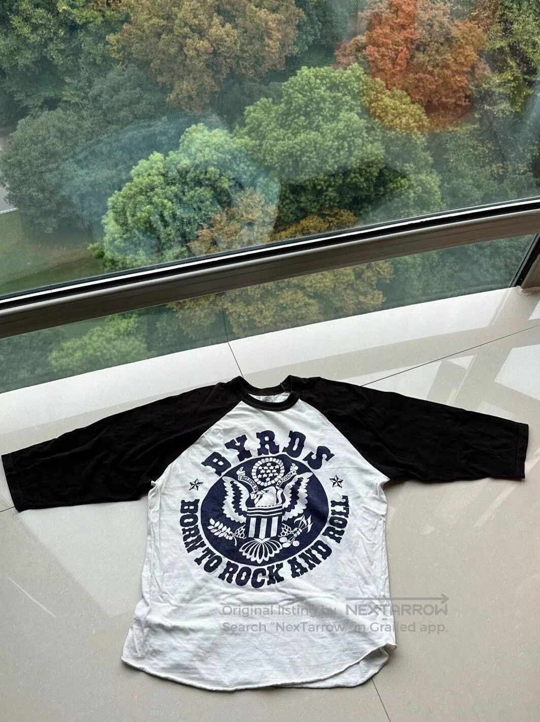 Freewheelers vintage black and white graphic baseball shirt. Size US L / EU 52-54 / 3 - 1 Thumbnail