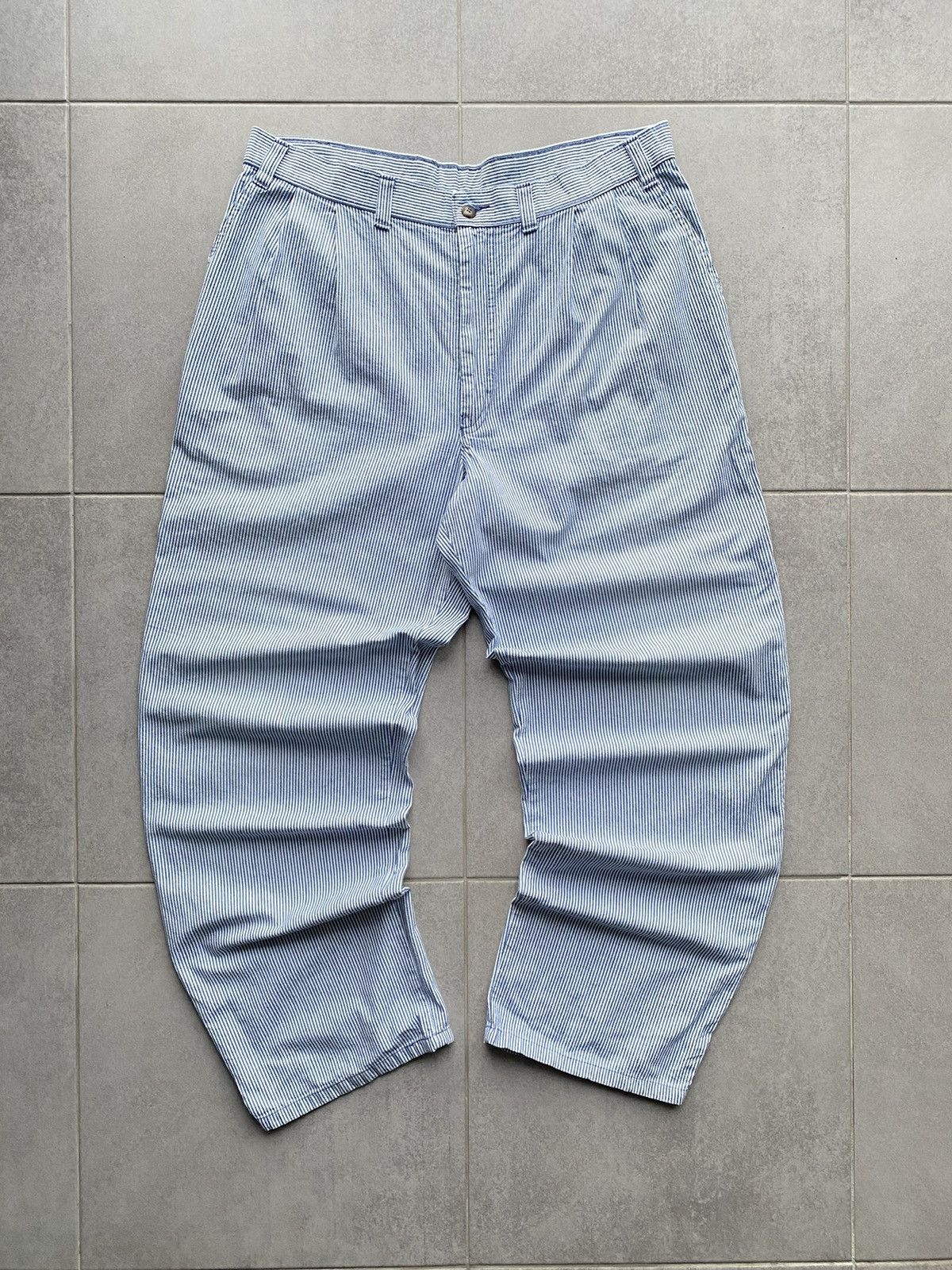 Other Vintage Casual Striped Pants Size US 32 / EU 48 - 4 Thumbnail
