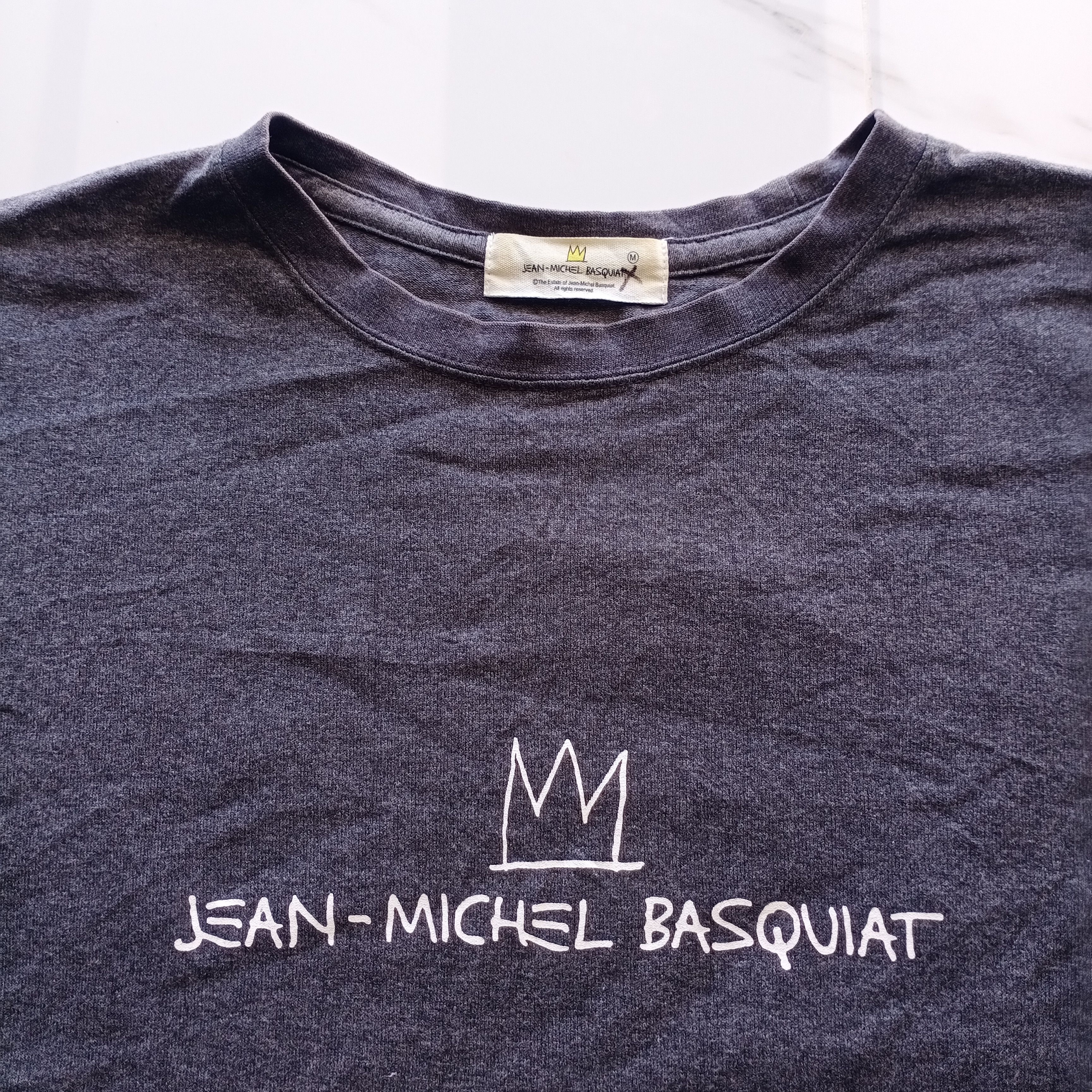 Jean-Michel Basquiat Vintage Jean Michel Basquiat Evil thoughts Revenge Art Tee Size US M / EU 48-50 / 2 - 3 Thumbnail