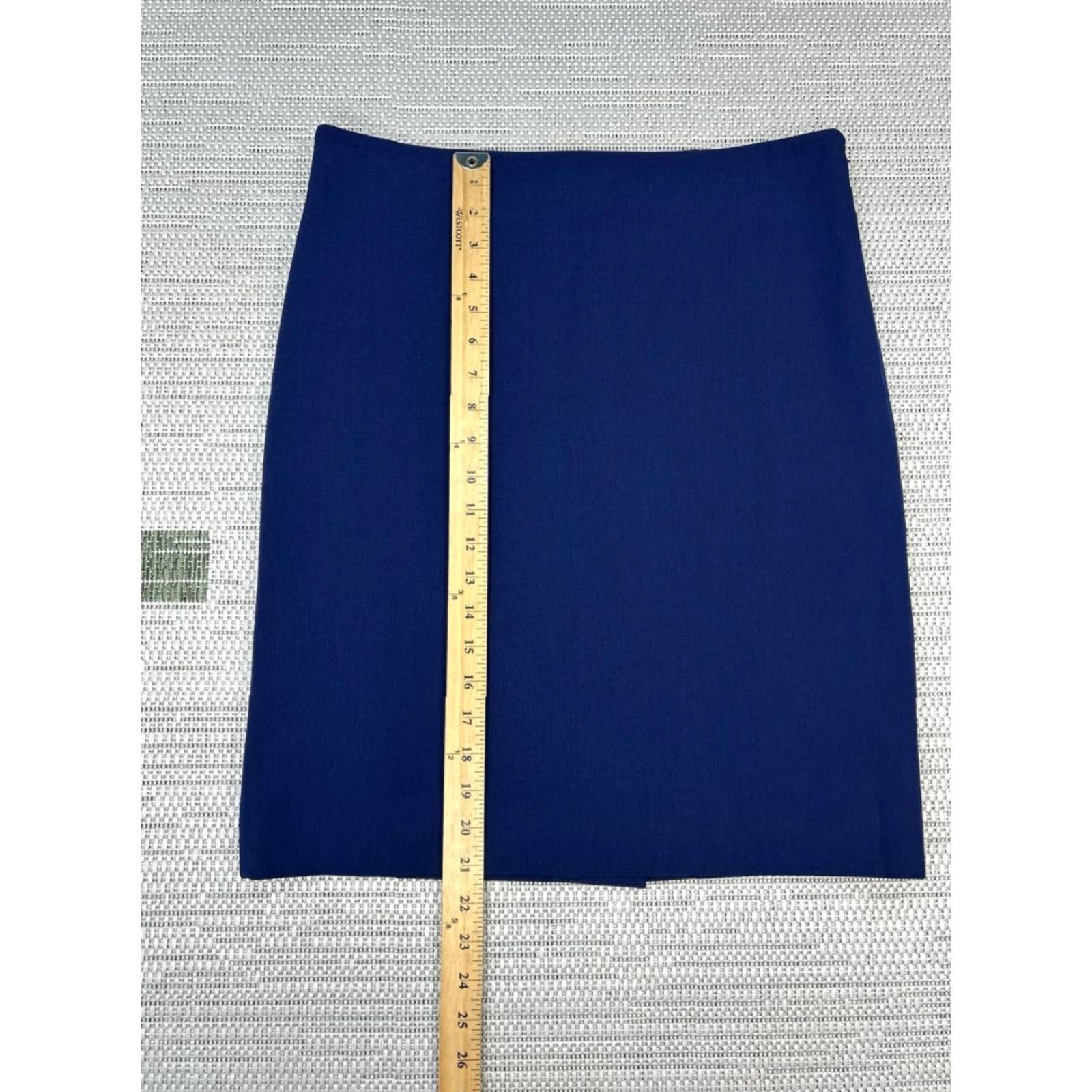 M.M.LaFleur MM.LaFleur Skirt Womens 8 Navy Blue Pencil Professional Office Medium? Size 30" / US 8 / IT 44 - 2 Thumbnail