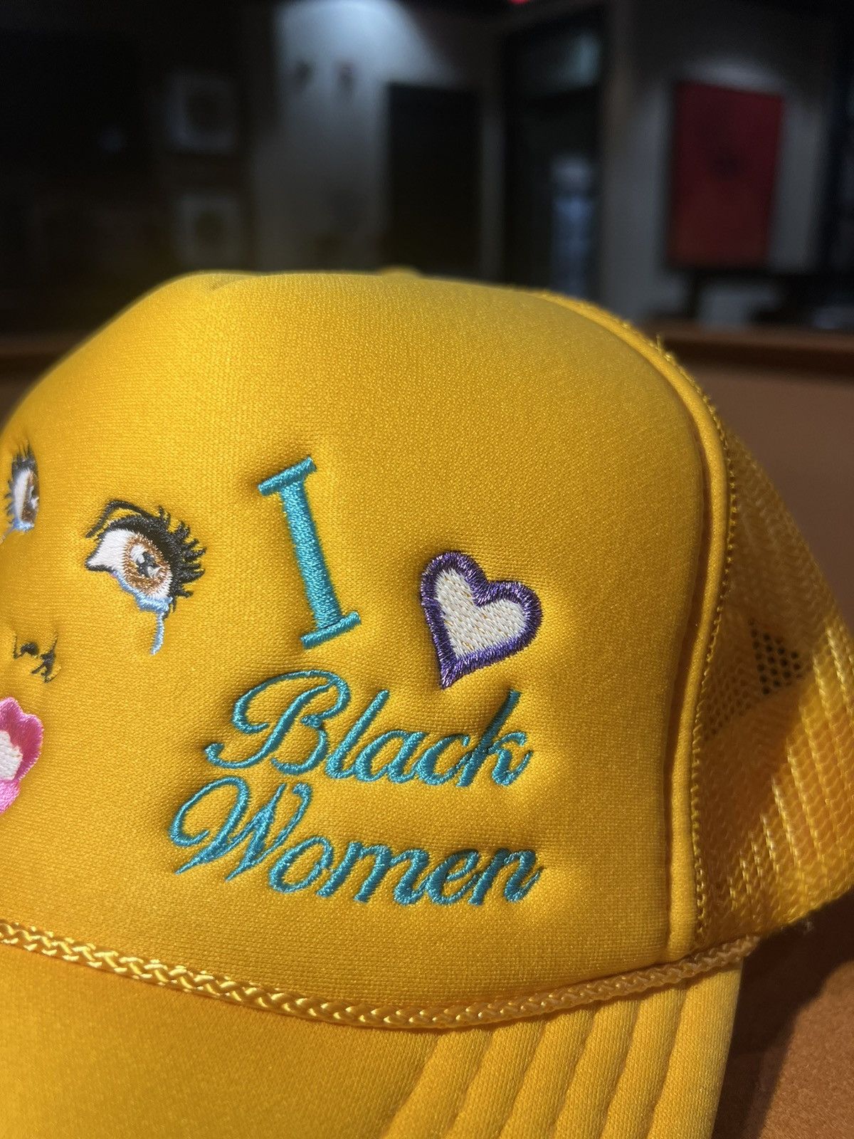 Vintage C.L.T “I <3 black women” trucker hat Size ONE SIZE - 4 Thumbnail