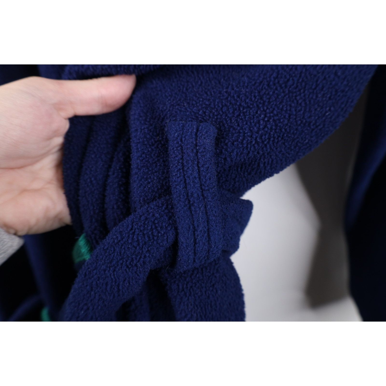 L.L. Bean Vintage 90s LL BeanPiped Trim Belted Fleece Bath Robe Size US M / EU 48-50 / 2 - 13 Thumbnail