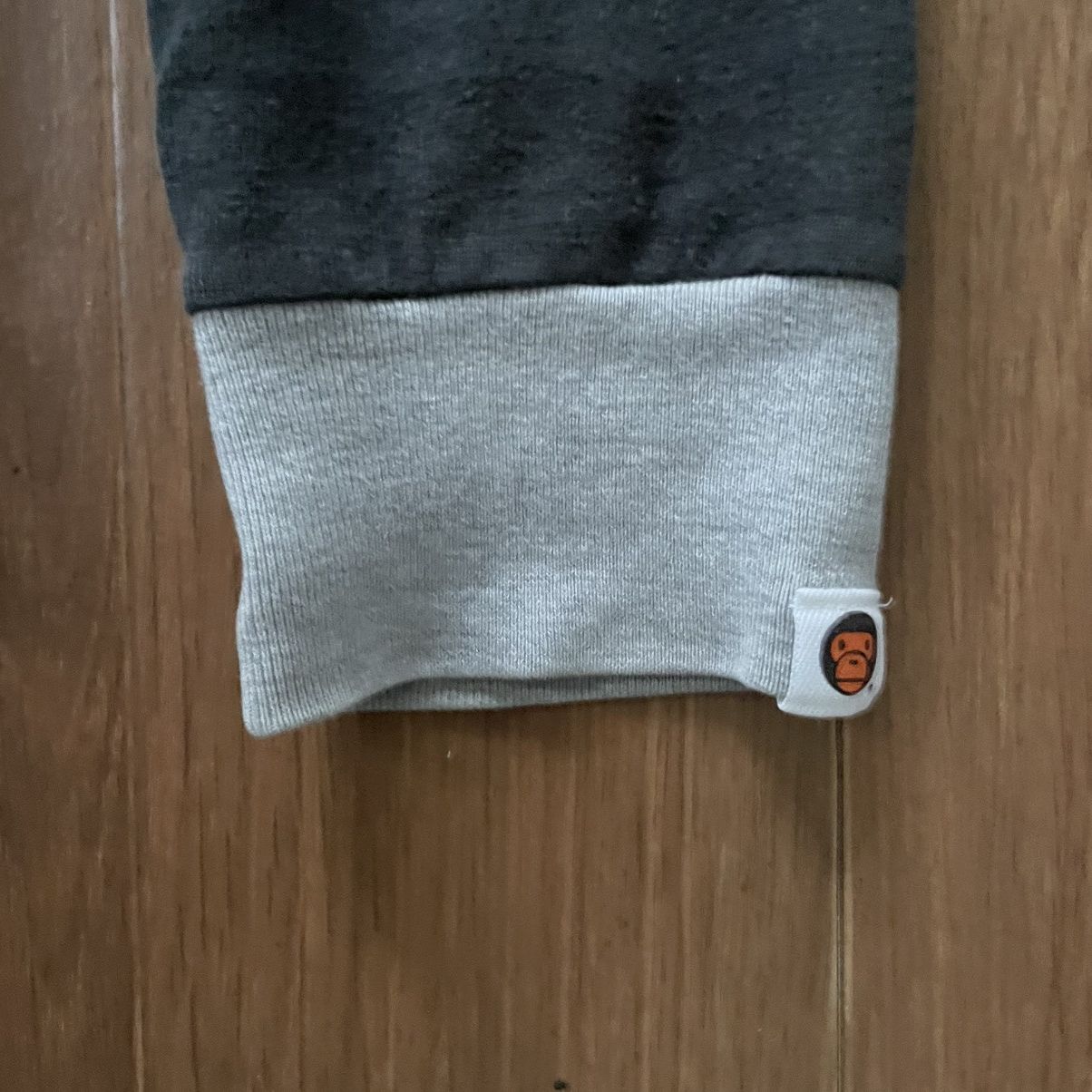 Bape Bape milo gray striped polos Size US S / EU 44-46 / 1 - 3 Thumbnail
