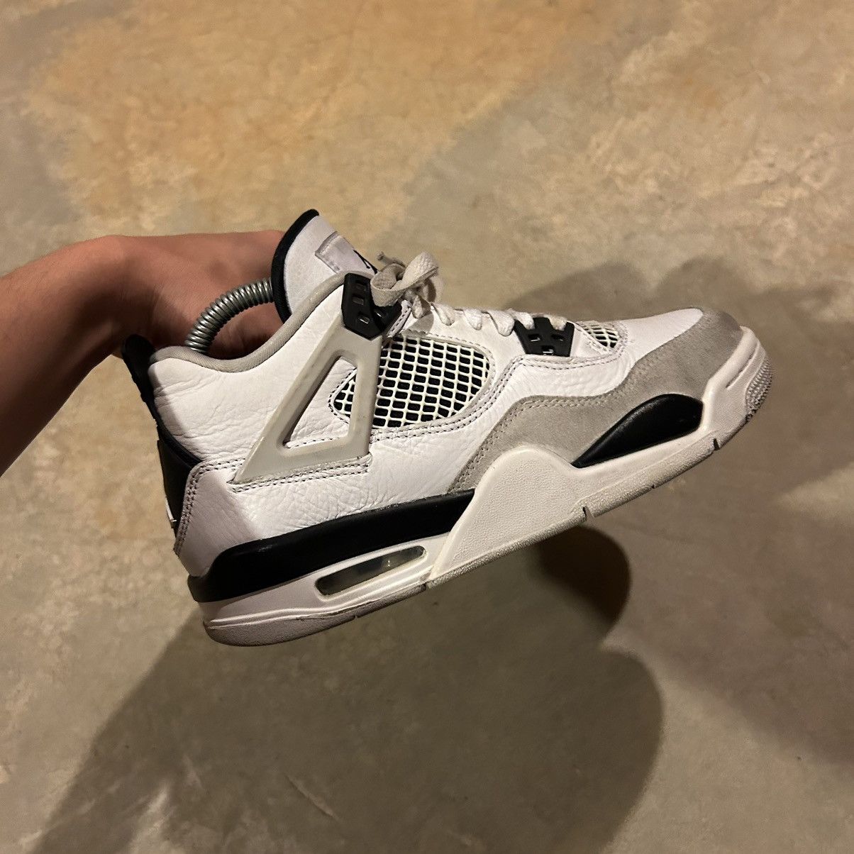 Jordan Brand × Nike Air Jordan 4 Retro Military Black 2022 US 6.5 Size US 6.5 / EU 39-40 - 5 Thumbnail