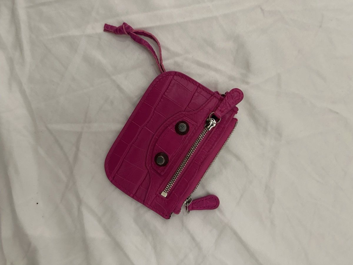 Balenciaga Balenciaga Le cagole crocodile coin purse Size ONE SIZE - 5 Thumbnail
