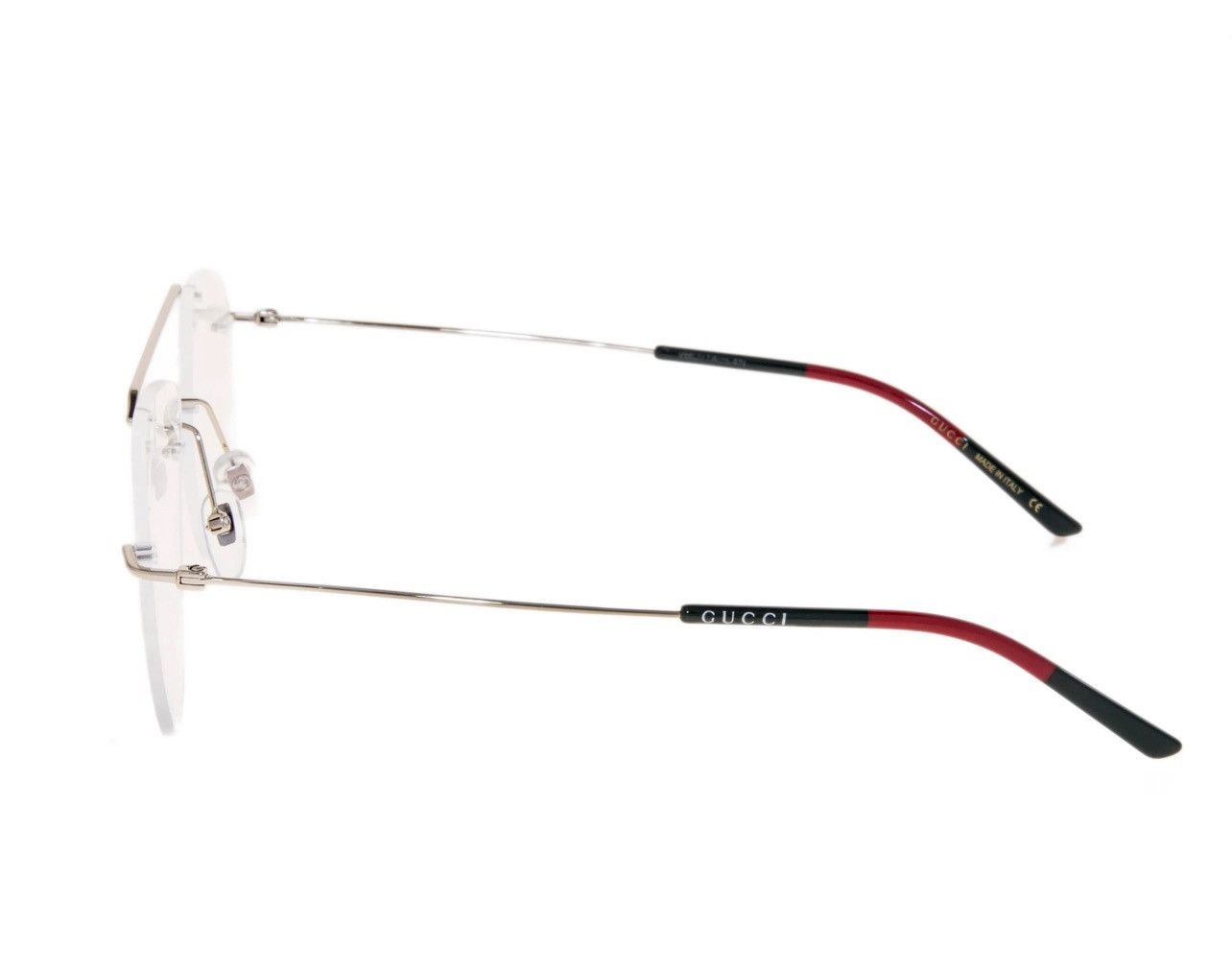 Gucci Gucci GG0398O 004 Gold Rimless Aviator Eyeglasses 58mm Size ONE SIZE - 2 Thumbnail