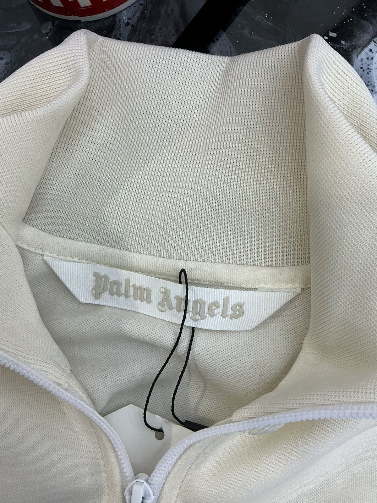 Palm Angels Palm Angels Zip up Track Jacket Cream Rasta Size S Size US S / EU 44-46 / 1 - 6 Thumbnail