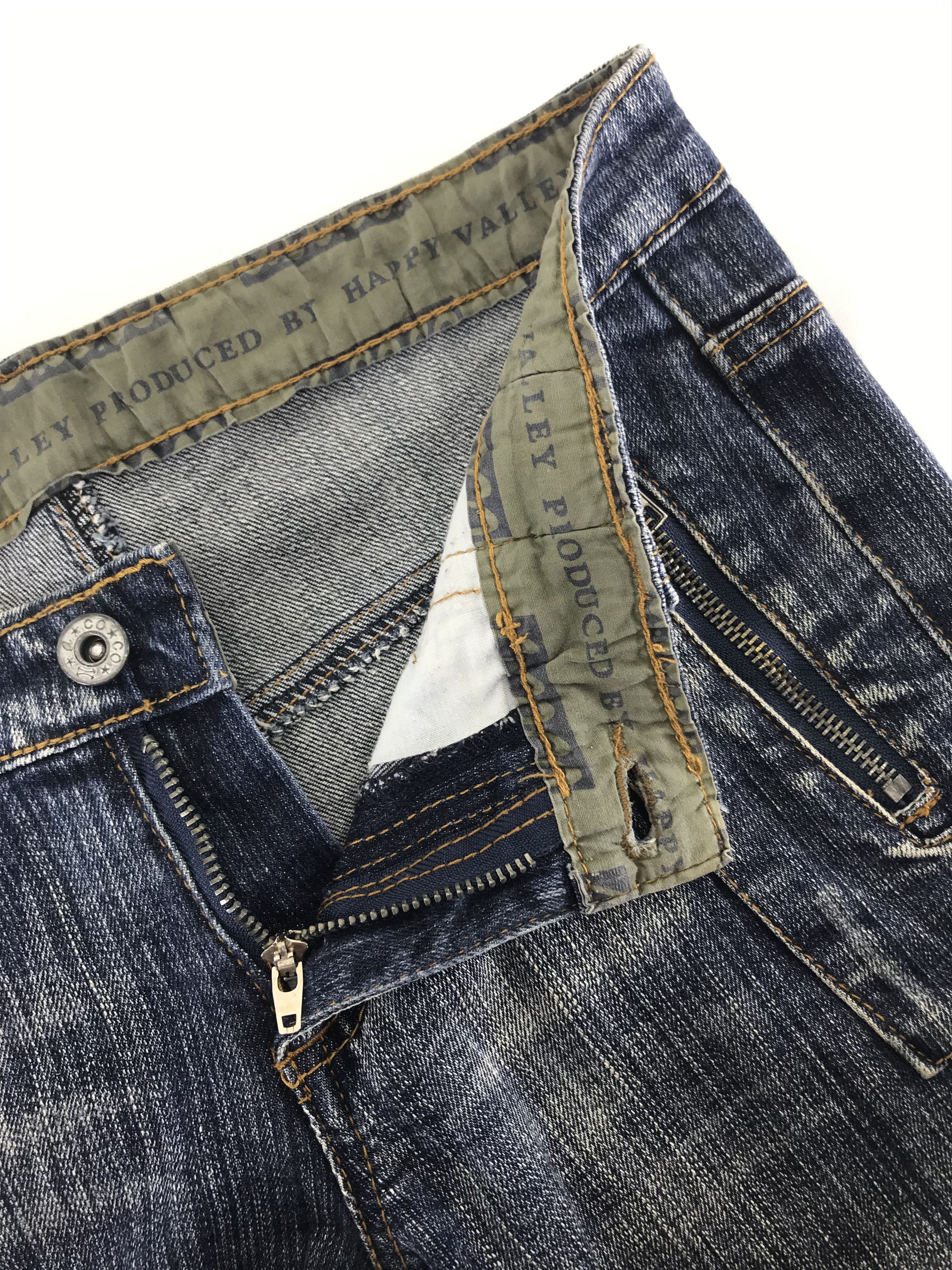Japanese Brand Vintage Japanese Flare Jeans Bush Bell Bottom Denim Size 29" - 9 Thumbnail