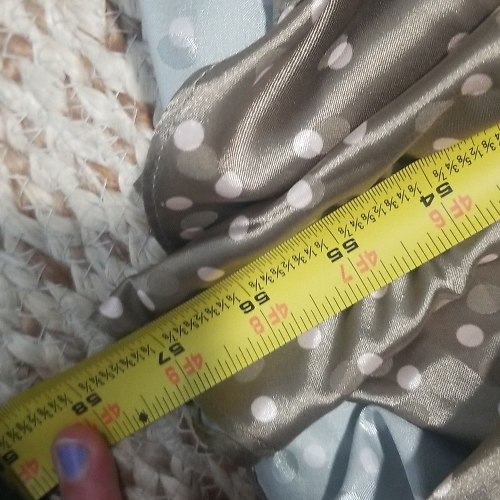 Significant Other NWT Significant Other Sofia Satin Polka Dot Maxi Dress Size L / US 10 / IT 46 - 10 Thumbnail
