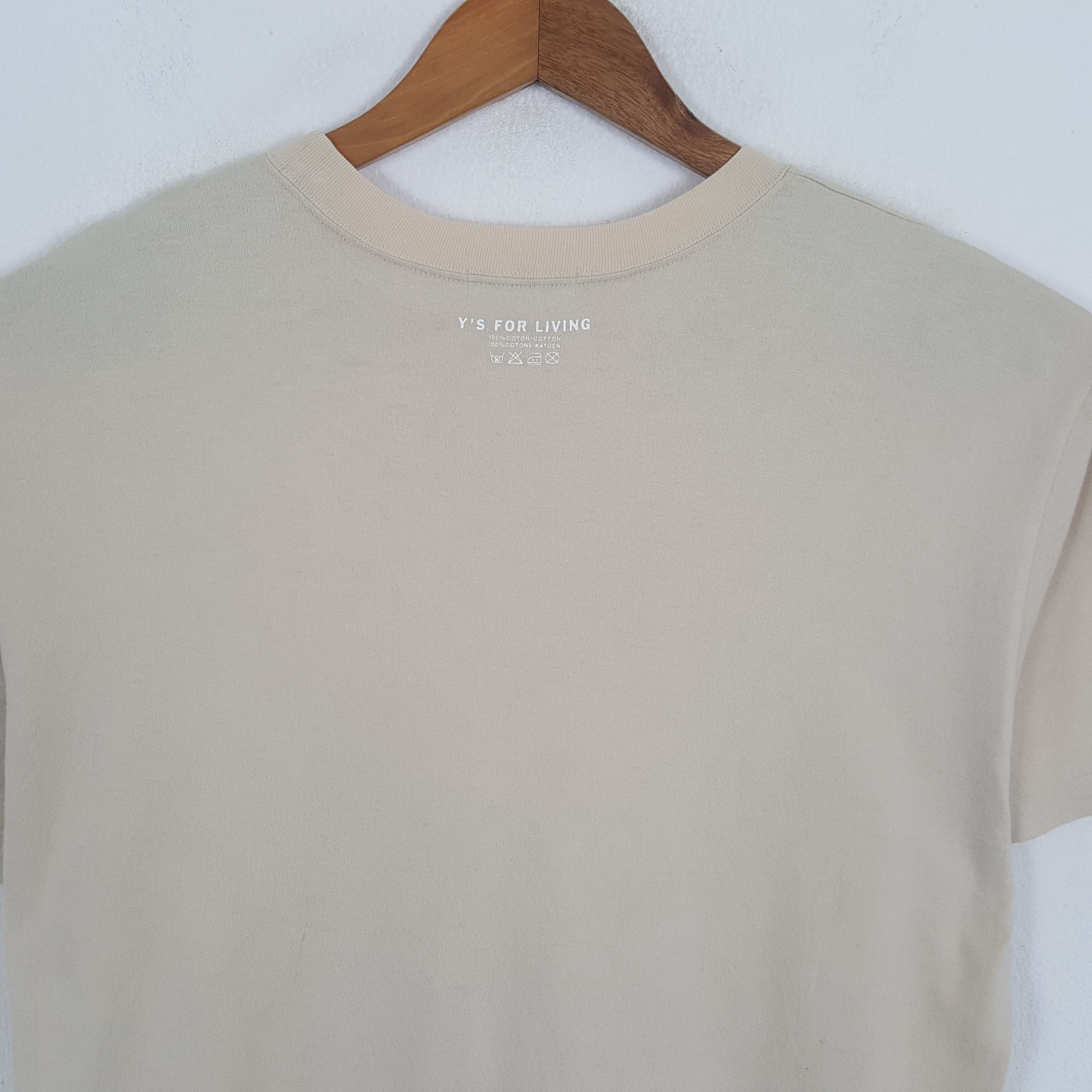 Vintage × Y's × Yohji Yamamoto Vintage Y'S FOR LIVING YOHJI YAMAMOTO Japanese Brand T-Shirt Size US L / EU 52-54 / 3 - 4 Thumbnail