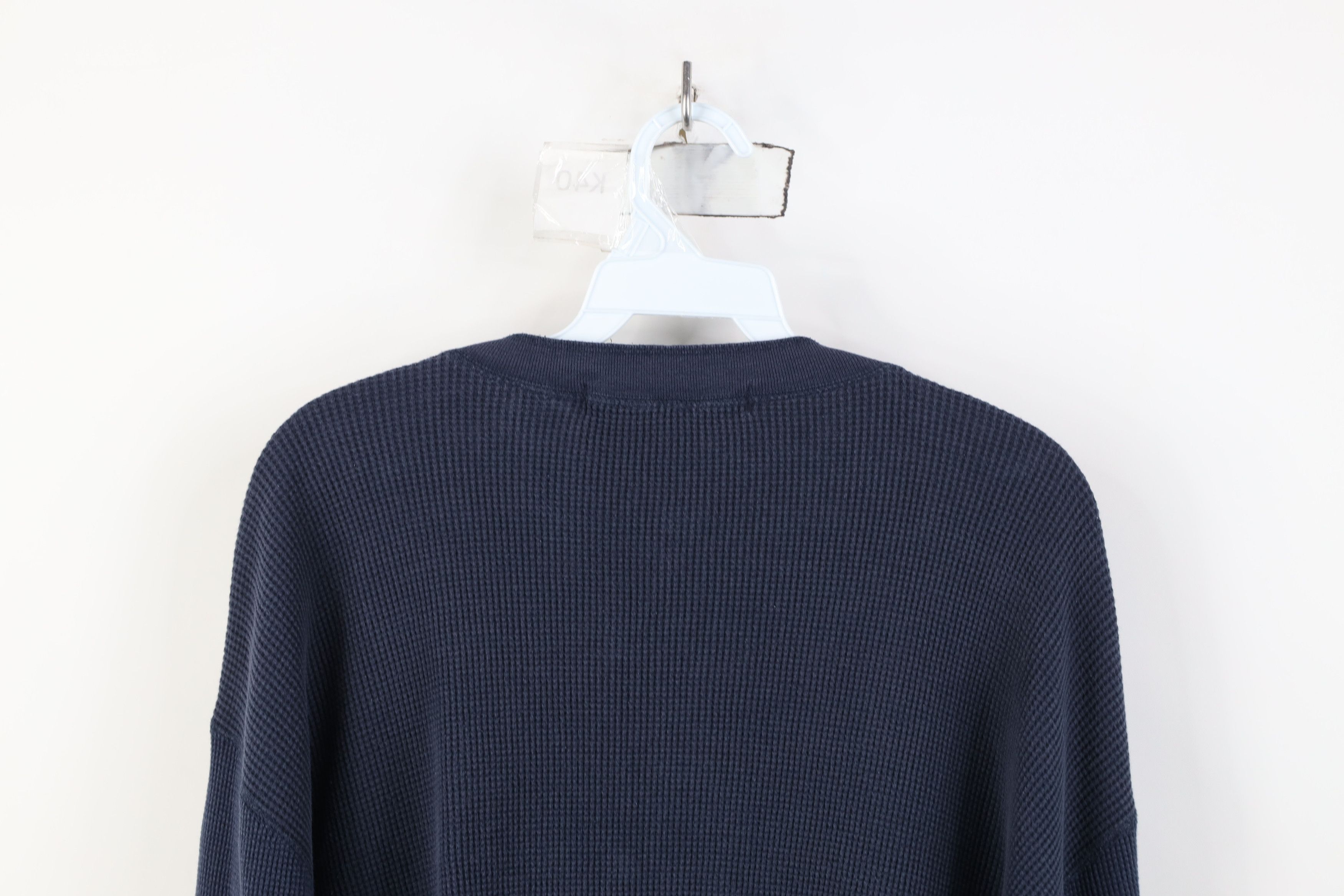Vintage Vintage 90s Streetwear Knit Long Sleeve Henley T-Shirt Size US XL / EU 56 / 4 - 12 Thumbnail