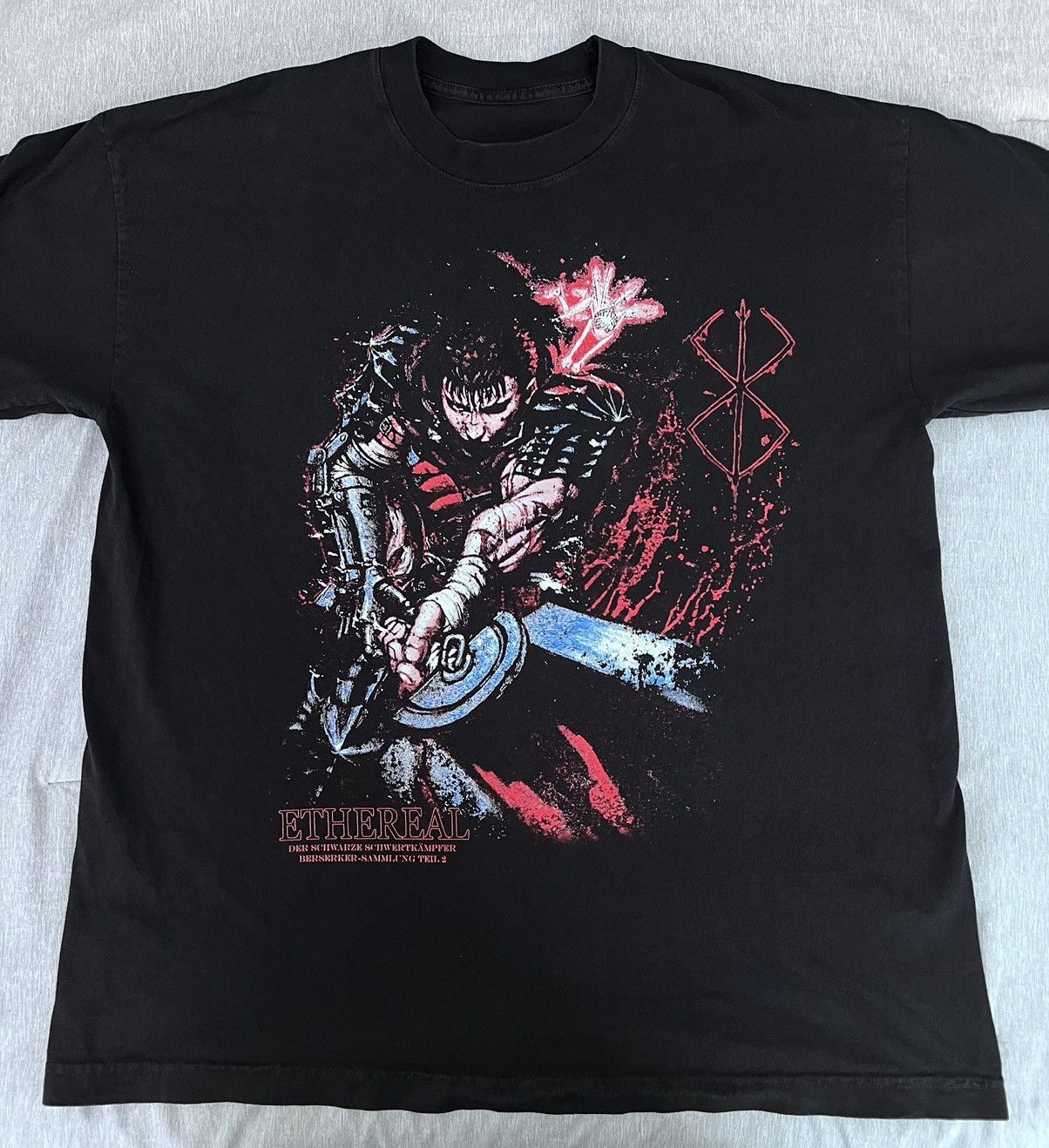 Anime Vintage Berserk T-Shirt (Ethereal Studios) Size US L / EU 52-54 / 3 - 1 Thumbnail