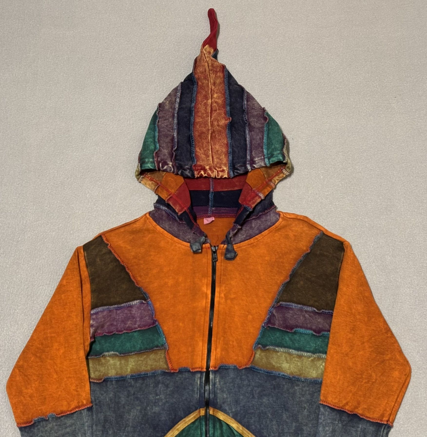 Vintage Boho Hippie Nepal Zip Hoodie Size L Size L / US 10 / IT 46 - 5 Thumbnail