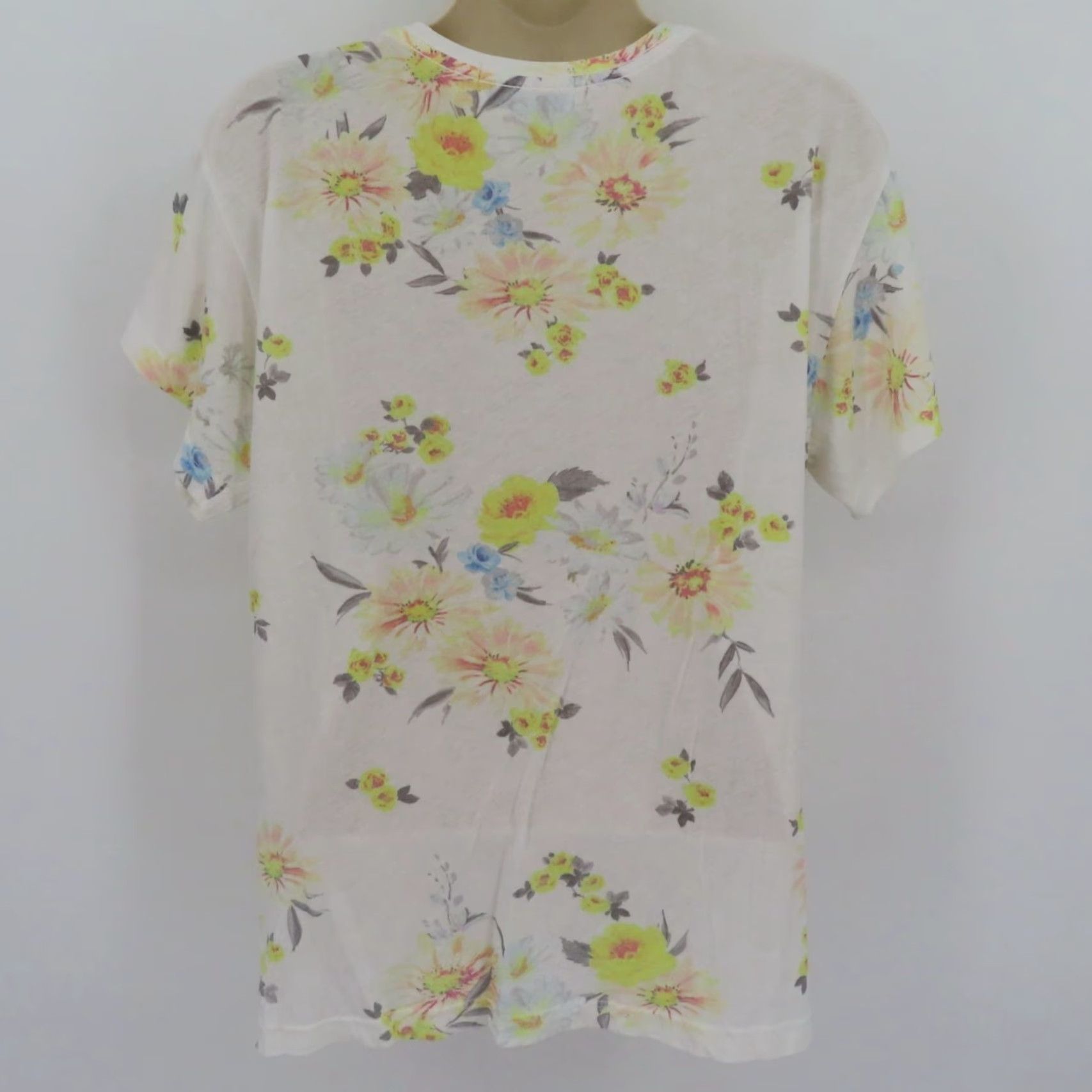 Wildfox Wildfox Shirt Women XS So Cliche Floral Rose Yellow Blue Top Size XS / US 0-2 / IT 36-38 - 5 Thumbnail