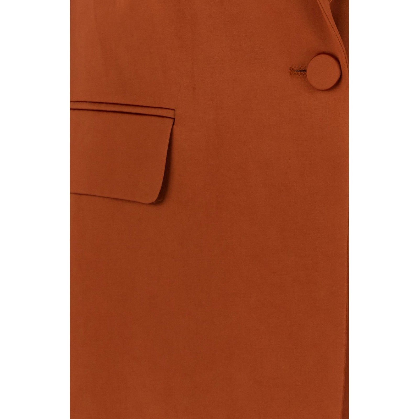Dries Van Noten Dries Van Noten Blanchet Copper Satin Blazer New & Authentic Size XS / US 0-2 / IT 36-38 - 3 Thumbnail