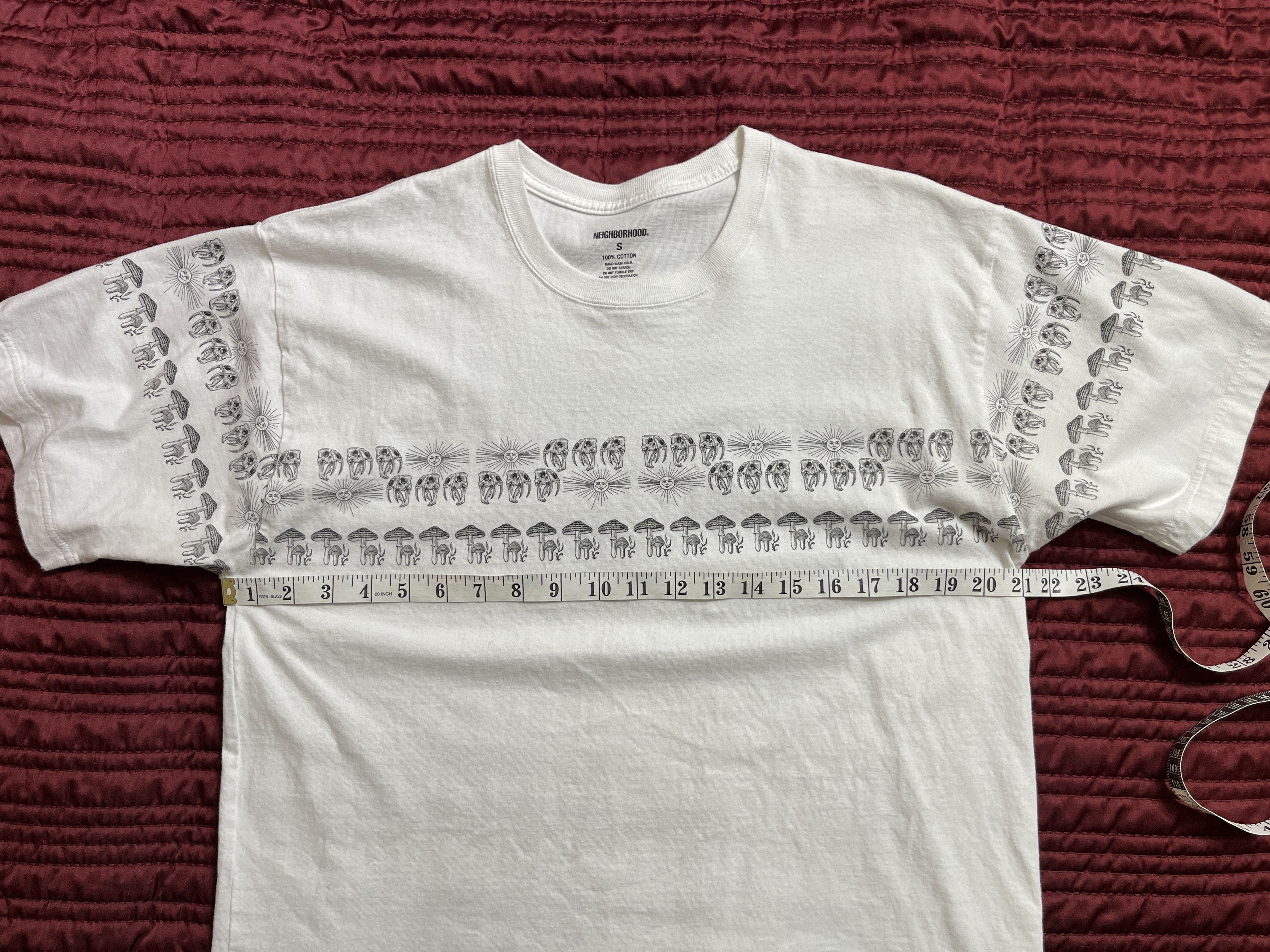 Neighborhood Neighborhood Snake Skull and Mushroom Tee Shirt Size US S / EU 44-46 / 1 - 7 Thumbnail