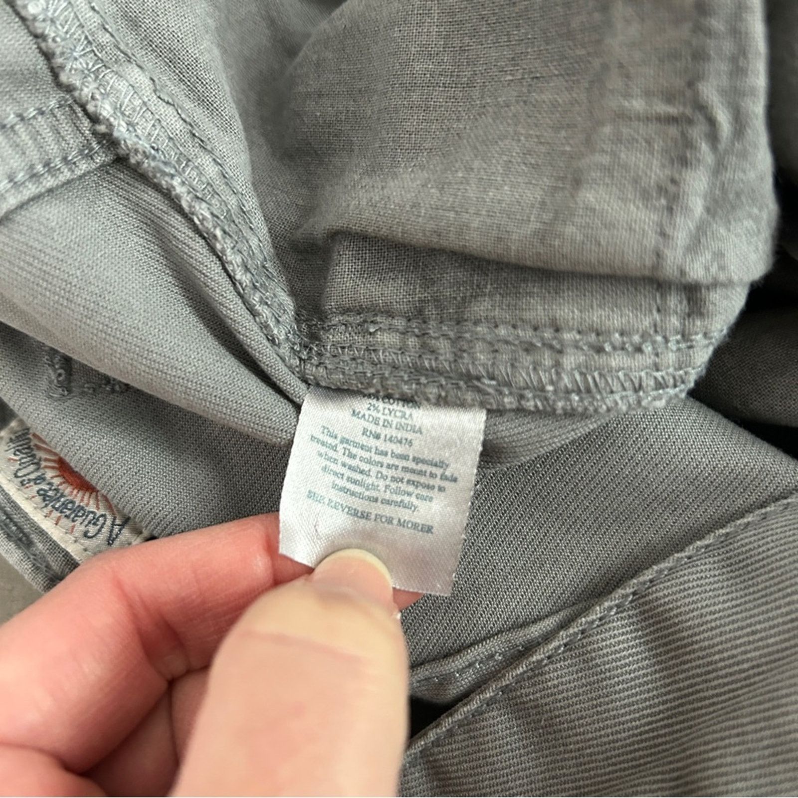 Faherty Faherty gray soft wash denim pants jeans size 35 waist. Size US 35 - 7 Thumbnail