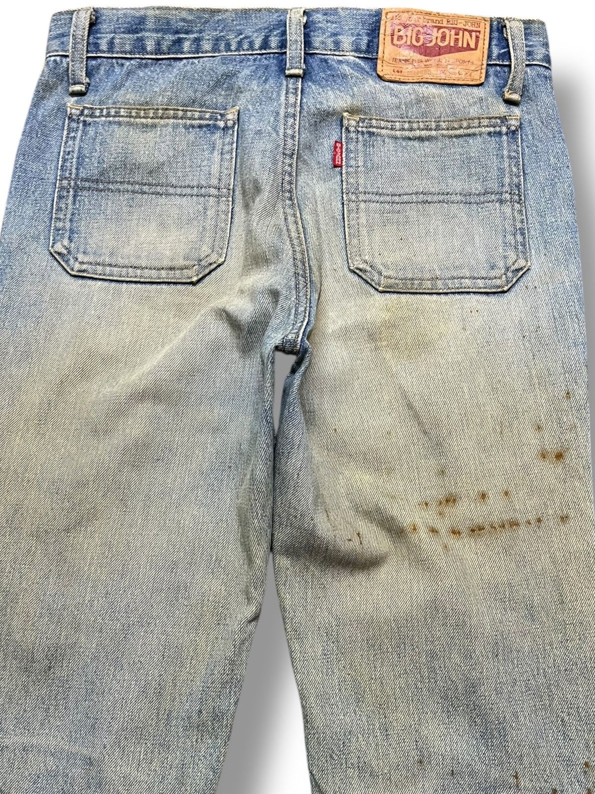 Big John Vintage Big John Flare Bell Bottom Mudwash Distressed Denim Size US 28 / EU 44 - 7 Thumbnail