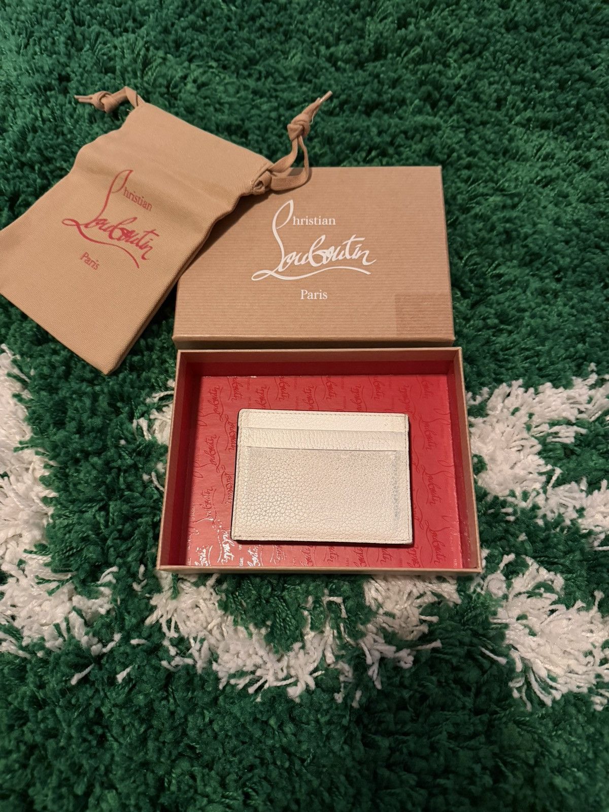 Christian Louboutin CL Spikes Card Case White Size ONE SIZE - 2 Thumbnail
