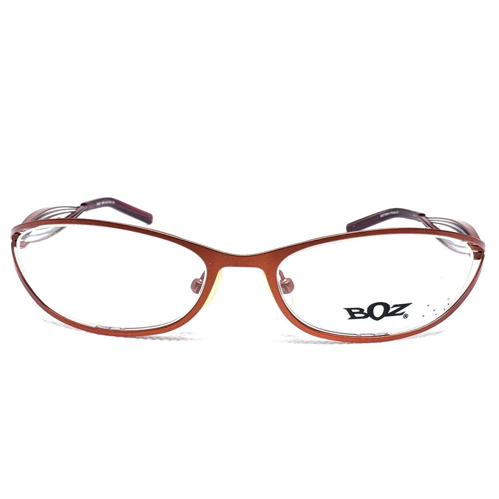 J.F. REY BOZ NICELY 6070 ORANGE BROWN EYEGLASSES FRAMES 52.5 16.5 Size ONE SIZE - 1 Thumbnail