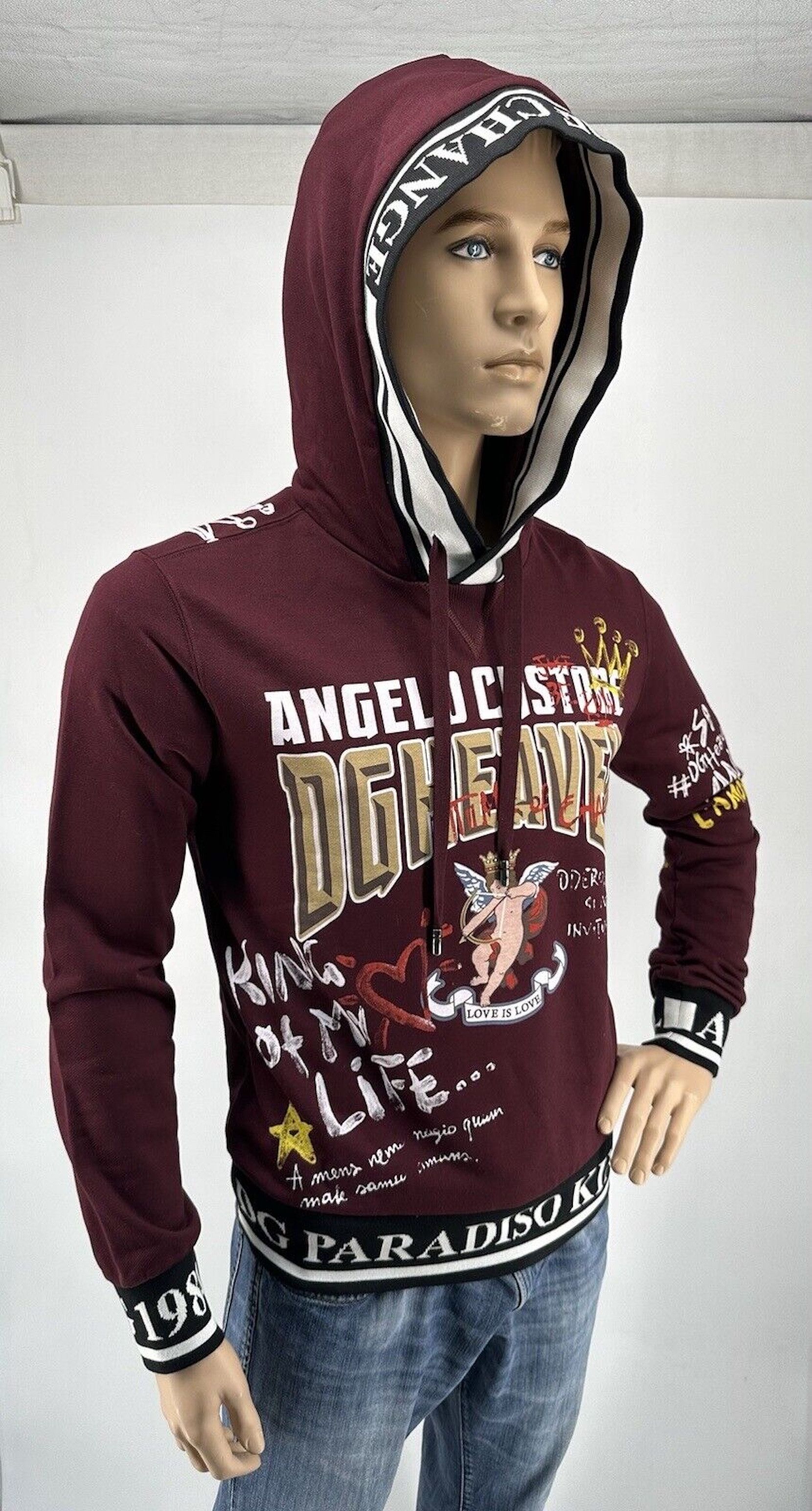 Dolce & Gabbana Size-44/XS New Dolce&Gabbana Men's Sweatshirt Size US XS / EU 42 / 0 - 3 Thumbnail