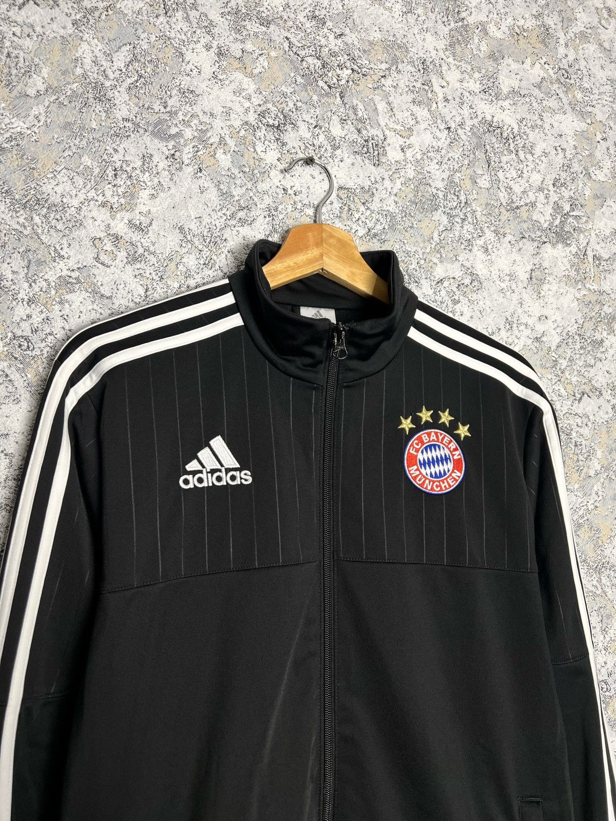 Vintage Adidas Bayern Munchen Anthem 2014/15 Track Jacket Sweatshirt Size US M / EU 48-50 / 2 - 2 Thumbnail