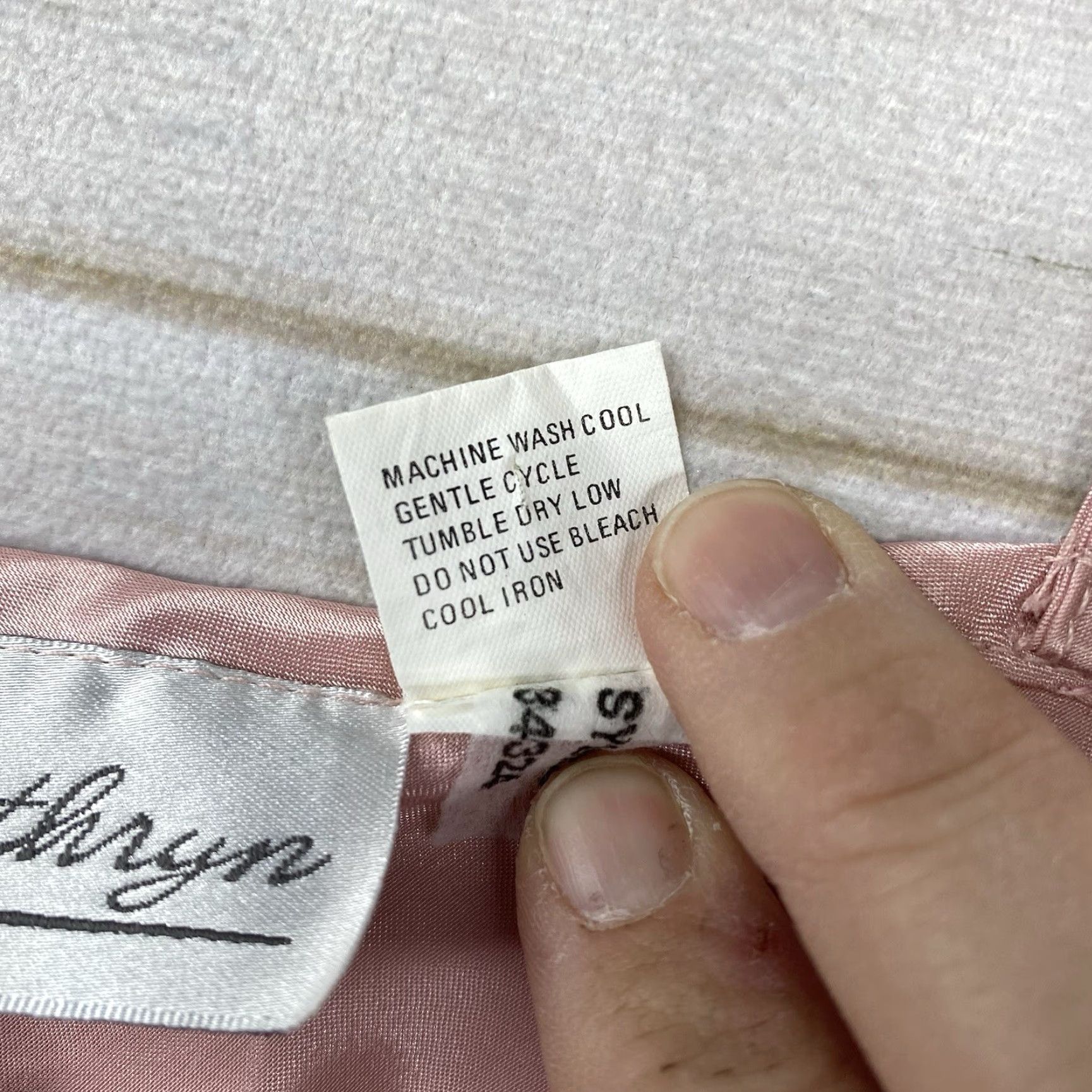 Vintage VTG Kathryn Camisole Pink Satin Crochet Trim Lingerie Adjustable V Neck M Womens Shirt Size ONE SIZE - 6 Thumbnail