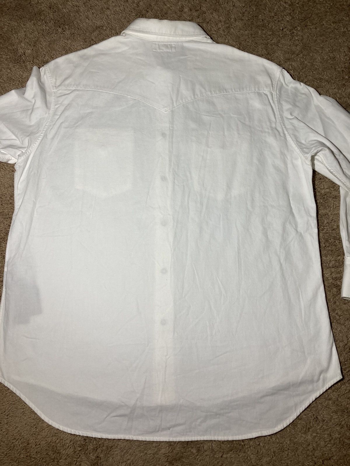 Celine AW23 Celine Western Shirt Relaxed Pearl 2023 Hedi Denim Slim Size US M / EU 48-50 / 2 - 10 Thumbnail