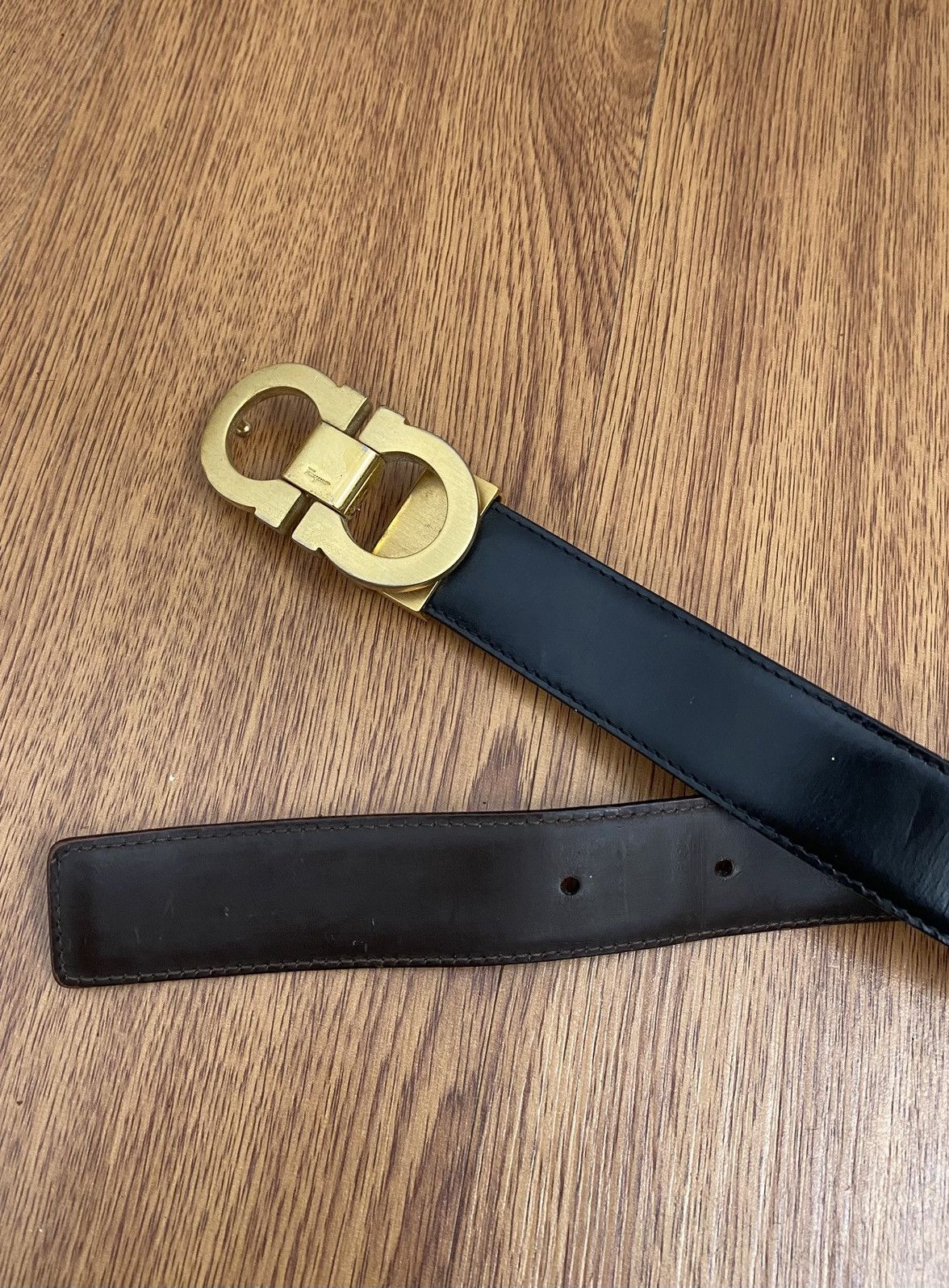 Salvatore Ferragamo Salvatore Ferragamo Reversible leather belt Size ONE SIZE - 3 Thumbnail