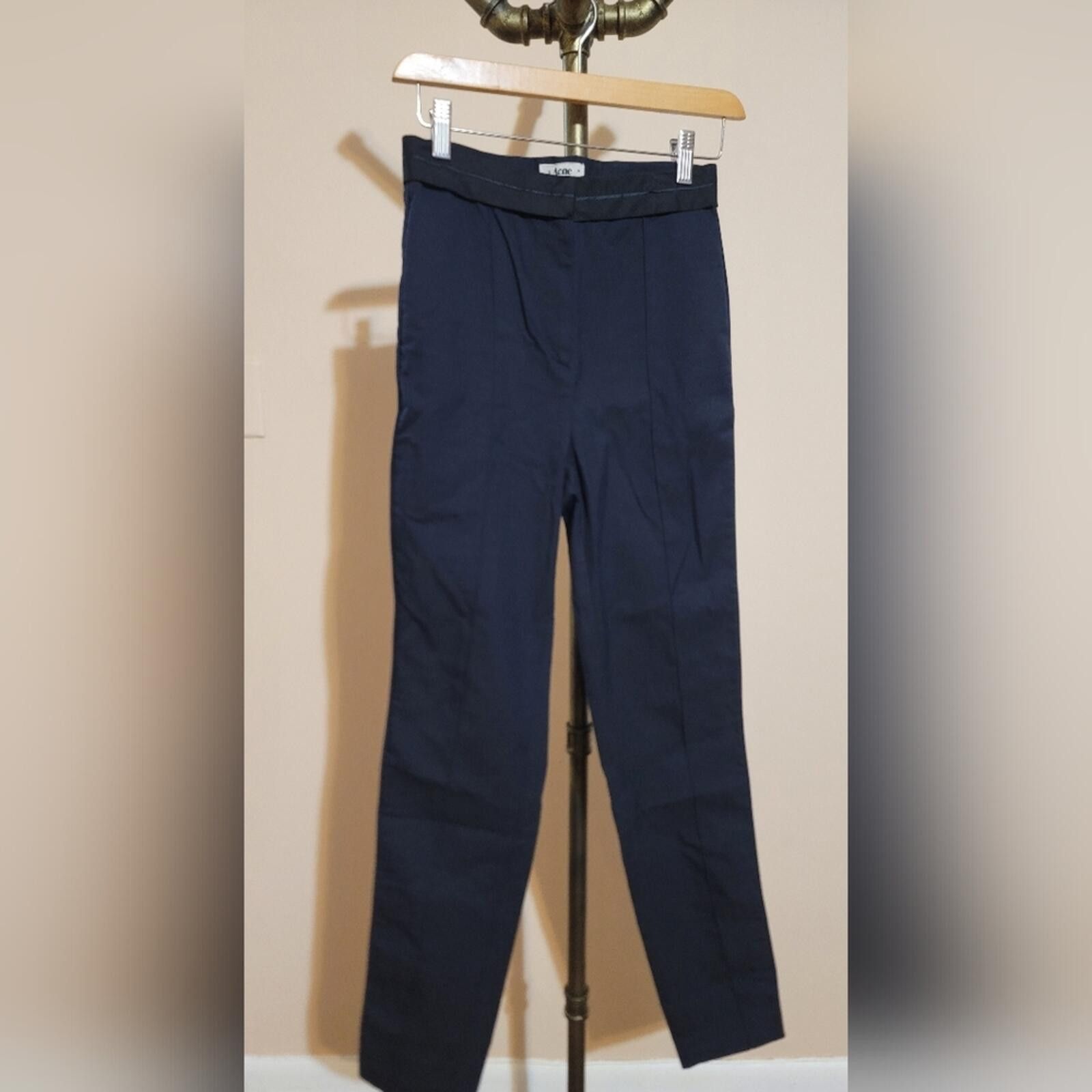 Acne Studios Acne Blue Straight Leg Pants New Size 36" / US 14 / IT 50 - 1 Thumbnail