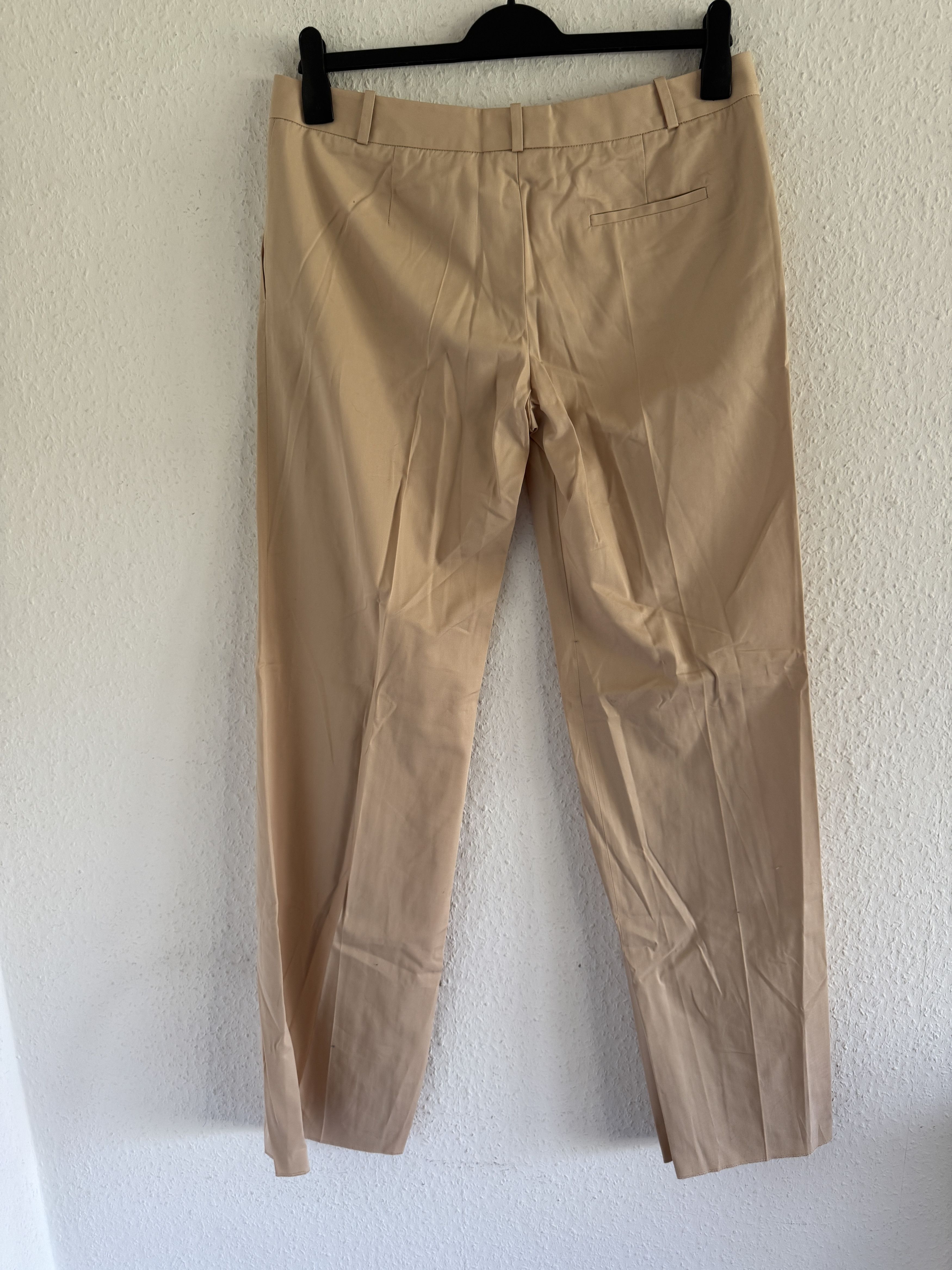 Chloe Beige Tailored Cotton Trousers Size 32" / US 10 / IT 46 - 8 Thumbnail