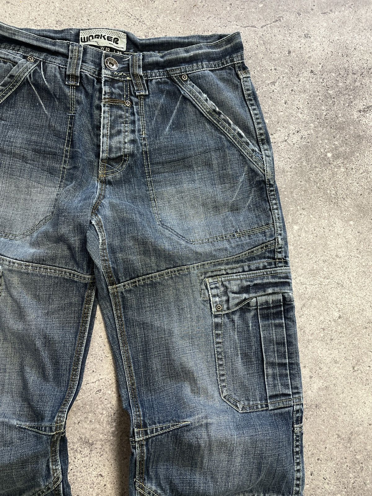 Diesel Vintage Junya Watanabe Balenciaga Style Distressed Jeans Size US 32 / EU 48 - 4 Thumbnail