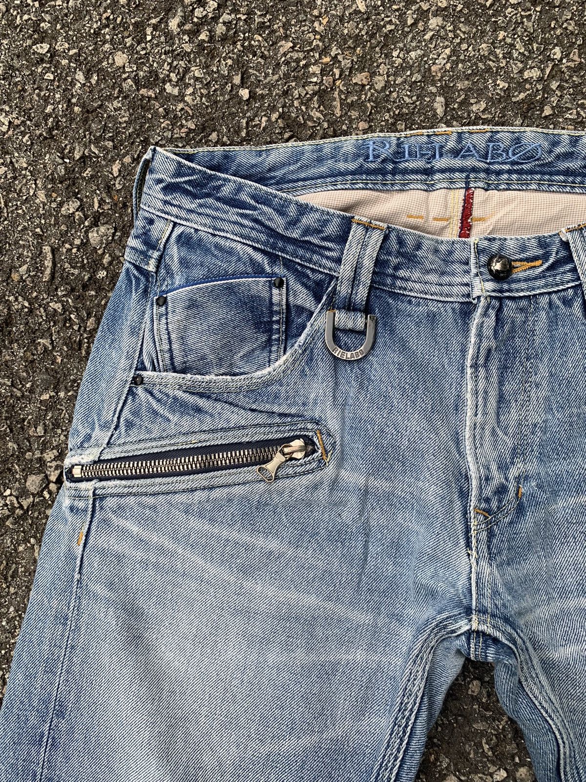 Nicole Club DISTRESSED NCFM NICOLE CLUB RIELABO SELVEDGE DENIM Size US 32 / EU 48 - 10 Thumbnail