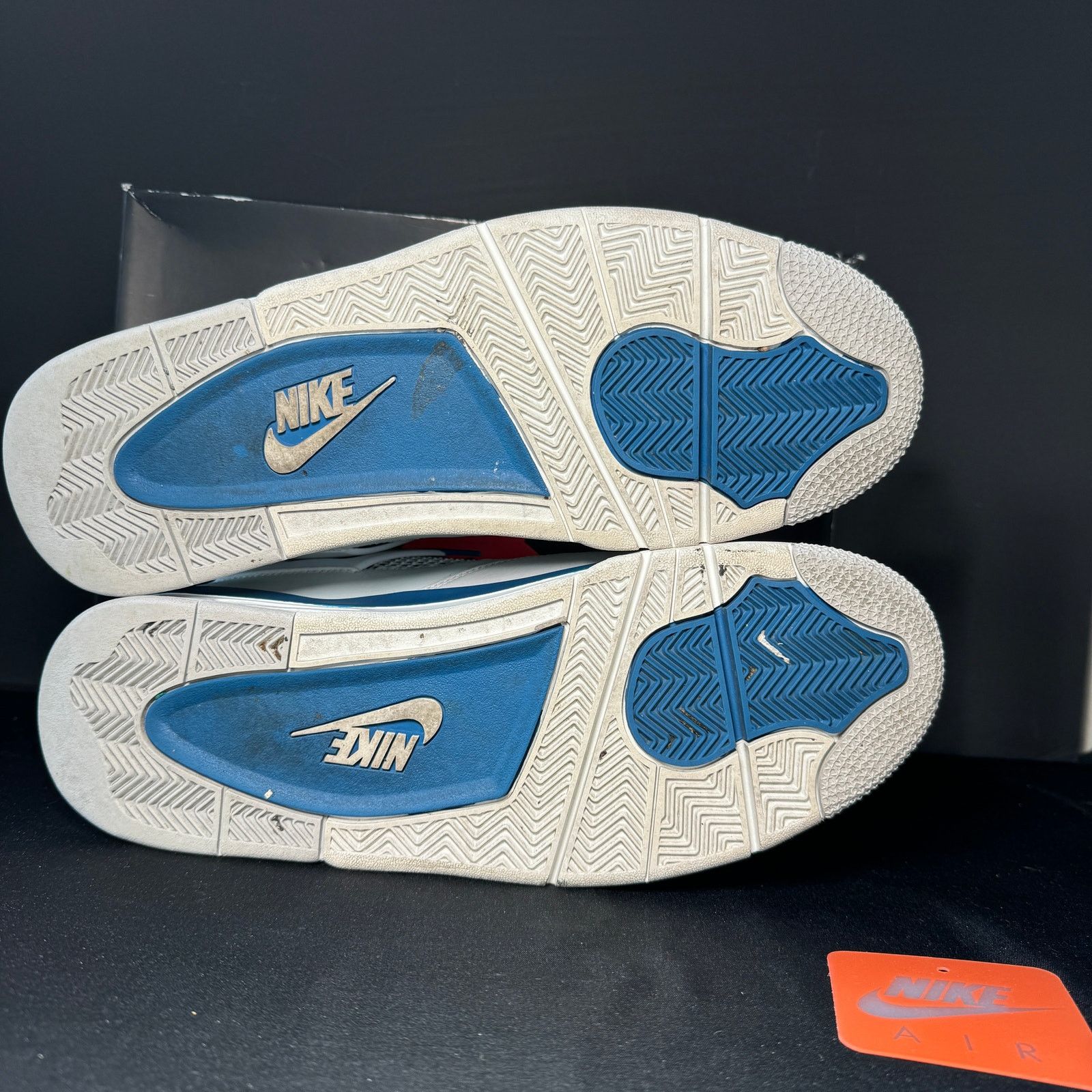 Jordan Brand × Nike Size 13 - Air Jordan 4 Retro Military Blue 2024 Men's Shoes Size US 13 / EU 46 - 8 Thumbnail