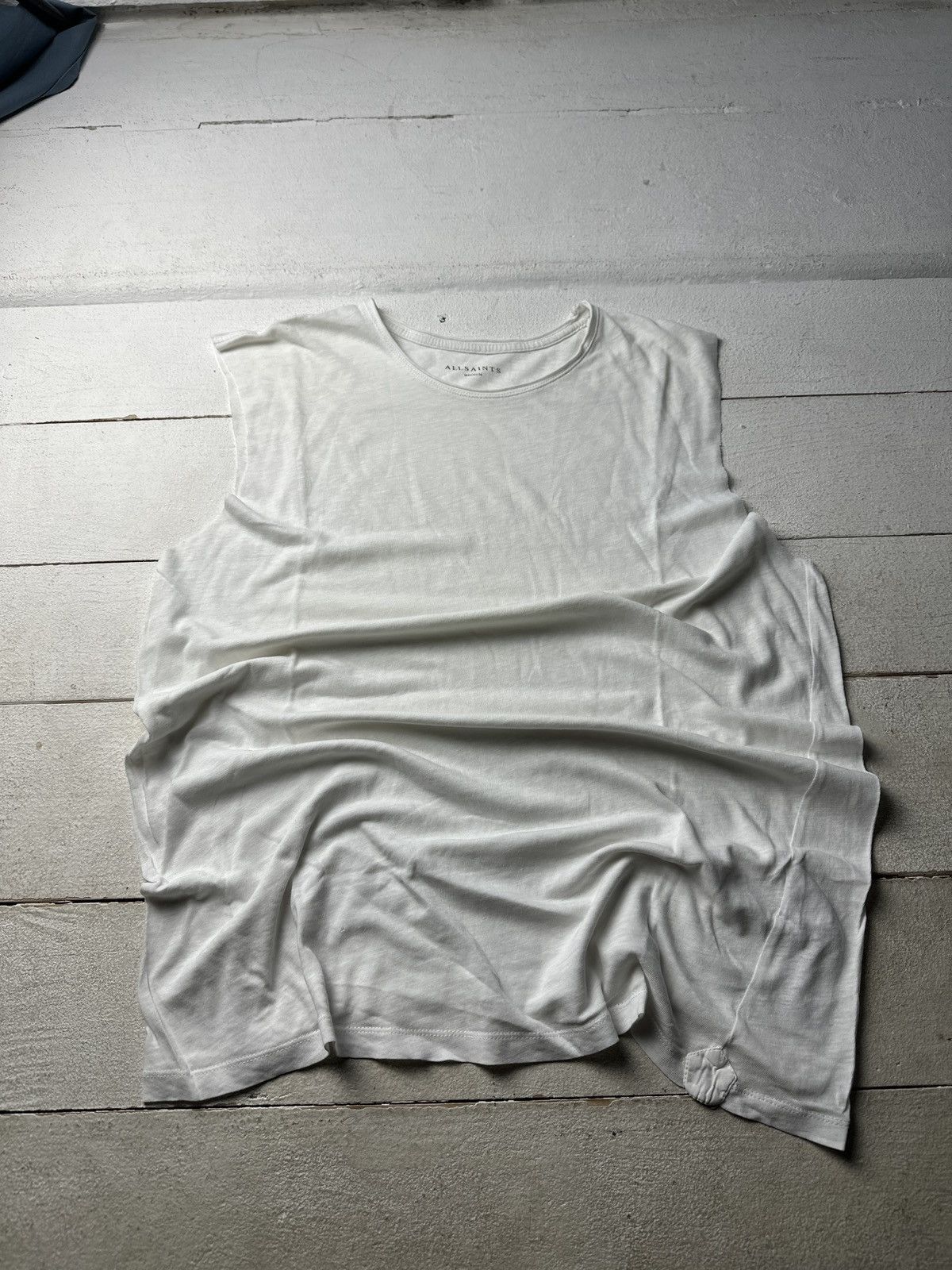 Allsaints PAPER THIN 🚨ALLSAINTS WHITE TANK SHIRT LUXURY OPIUM Y2K Size US M / EU 48-50 / 2 - 1 Thumbnail