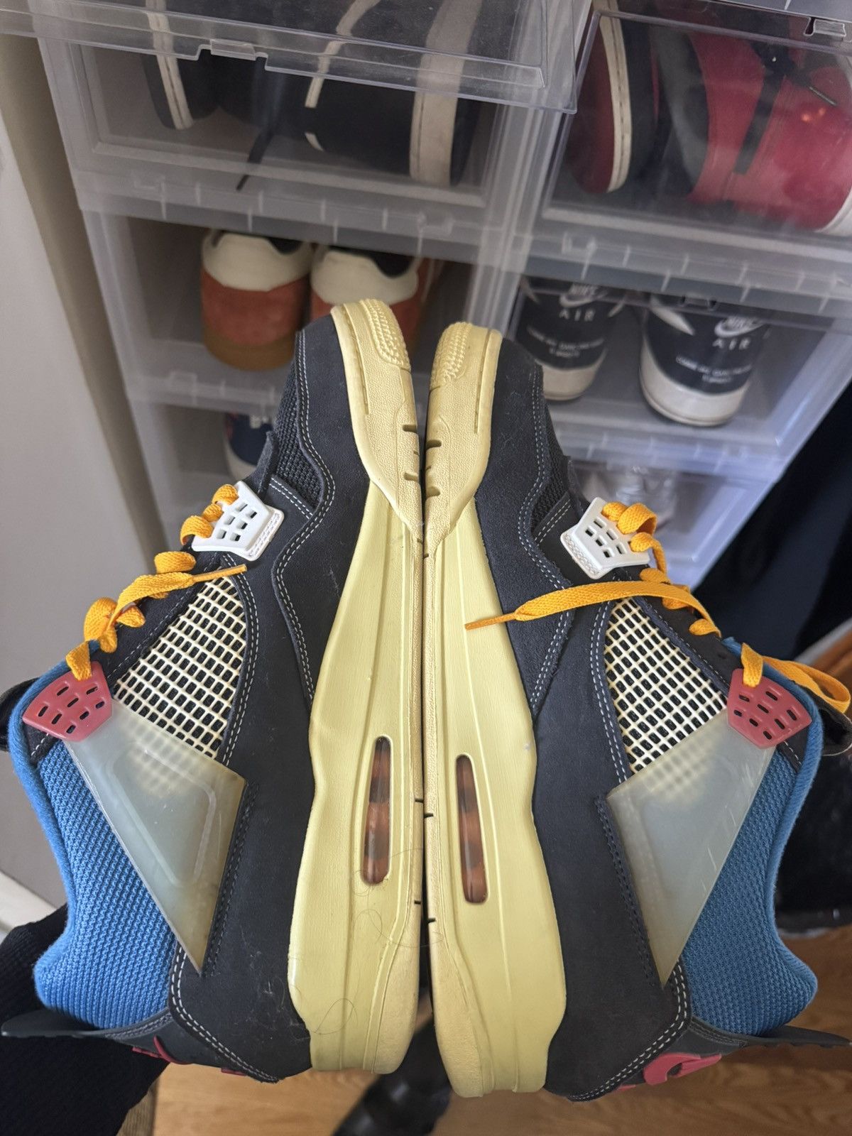 Jordan Brand × Union LA Union 4 Off Noir Size US 13 / EU 46 - 2 Thumbnail