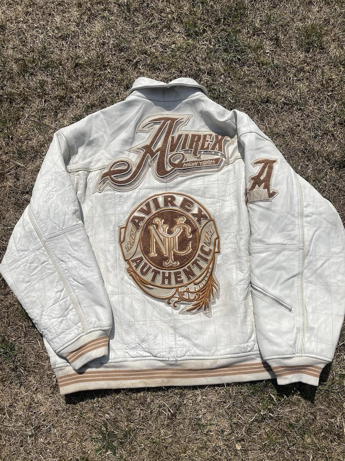 Avirex Vintage 90s Hip Hop Avirex Leather Jacket Size US XXL / EU 58 / 5 - 1 Thumbnail