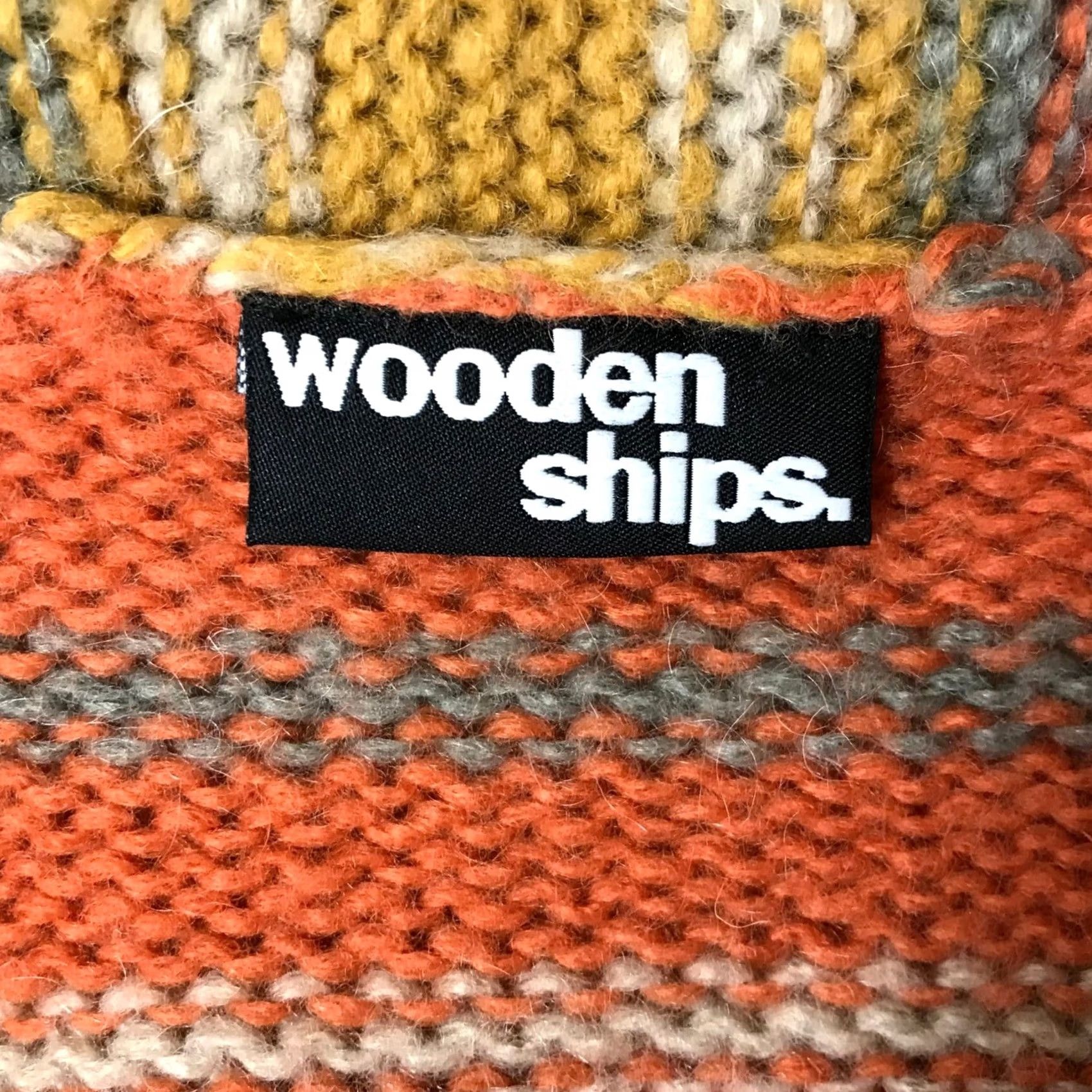 Vintage VINTAGE Wooden Ships Striped Waterfall Cardigan Sweater Medium Large Size M / US 6-8 / IT 42-44 - 7 Thumbnail
