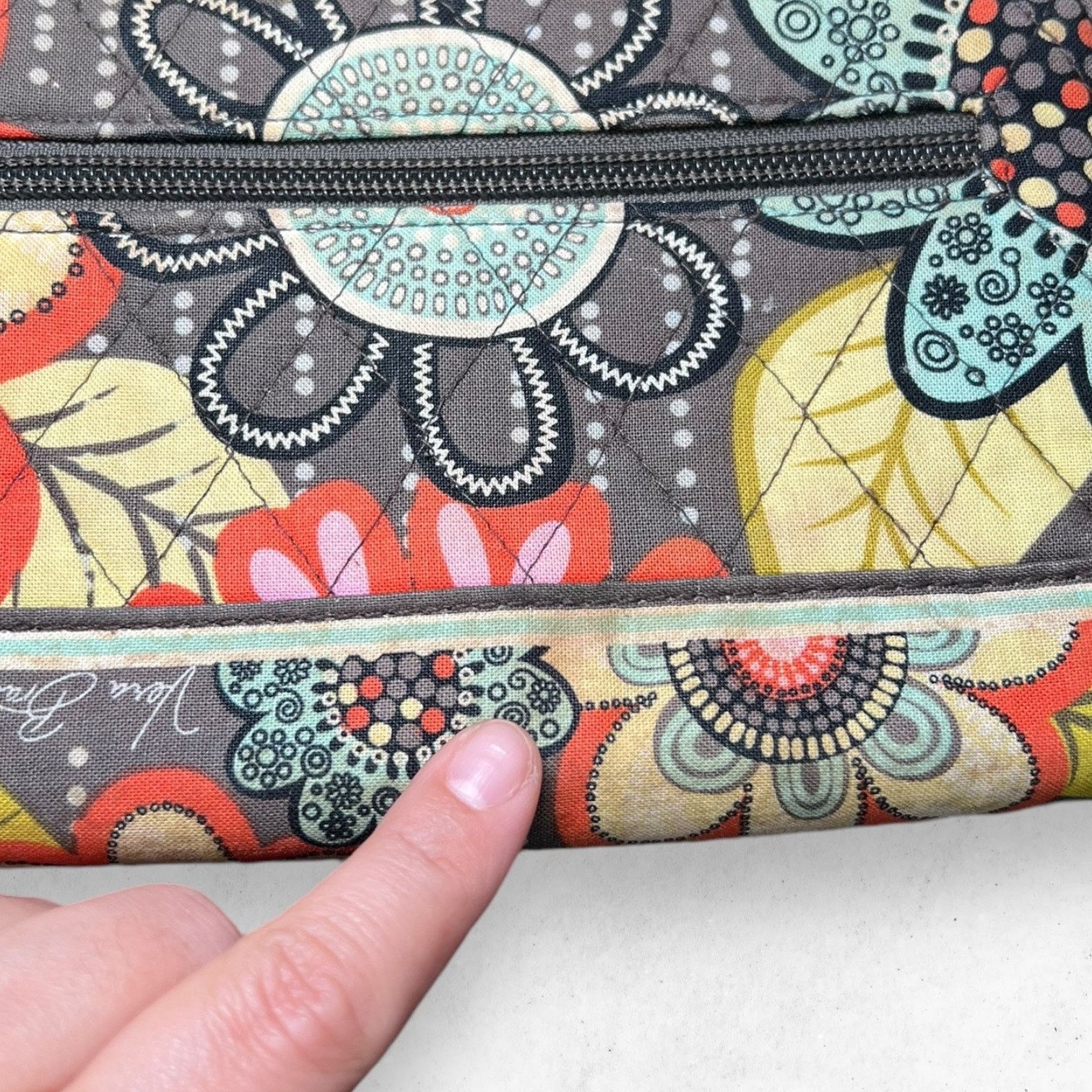 Vera Bradley Vera Bradley Paisley Glenna Turn Lock Floral Clutch Wallet Size ONE SIZE - 7 Thumbnail